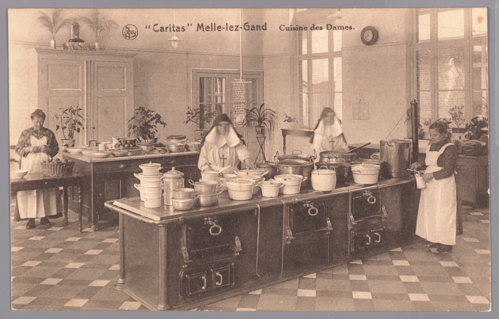 Melle: psychiatrisch ziekenhuis Caritas: keuken van de vrouwen(afdeling?)
