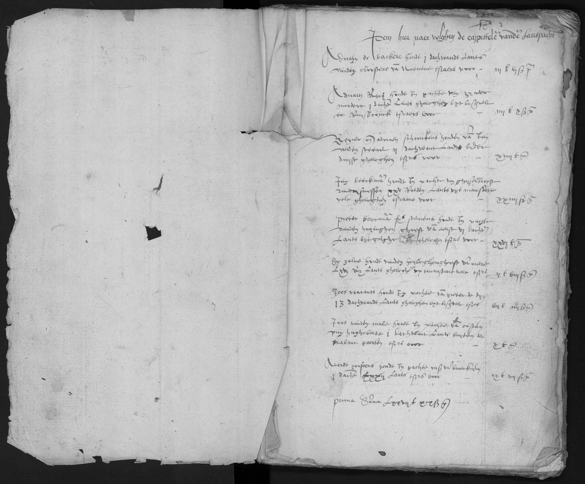 Penningkohier Ninove, 1572
