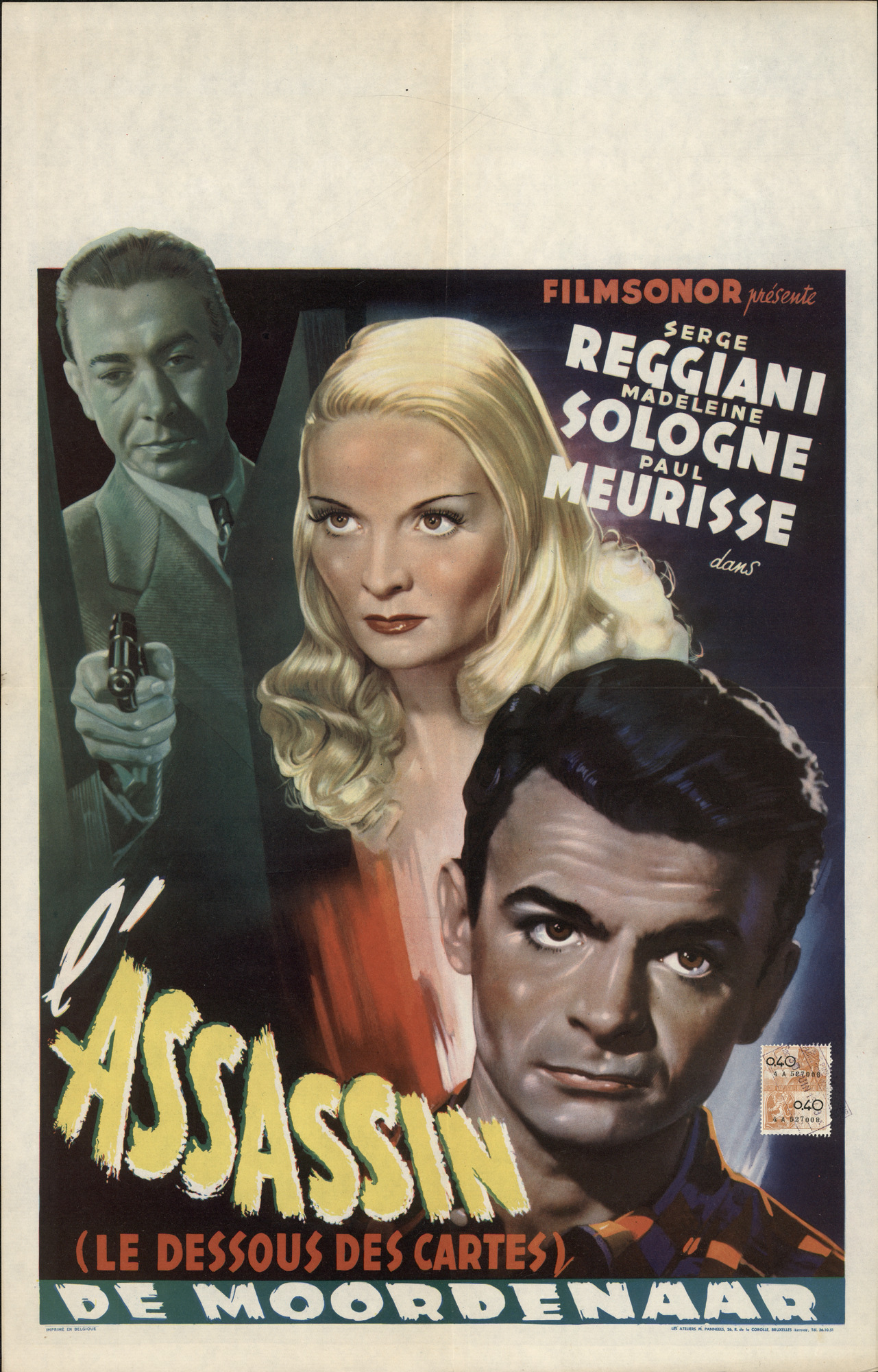 L'Assasin (Le Dessous des Cartes) | De Moordenaar, 1949