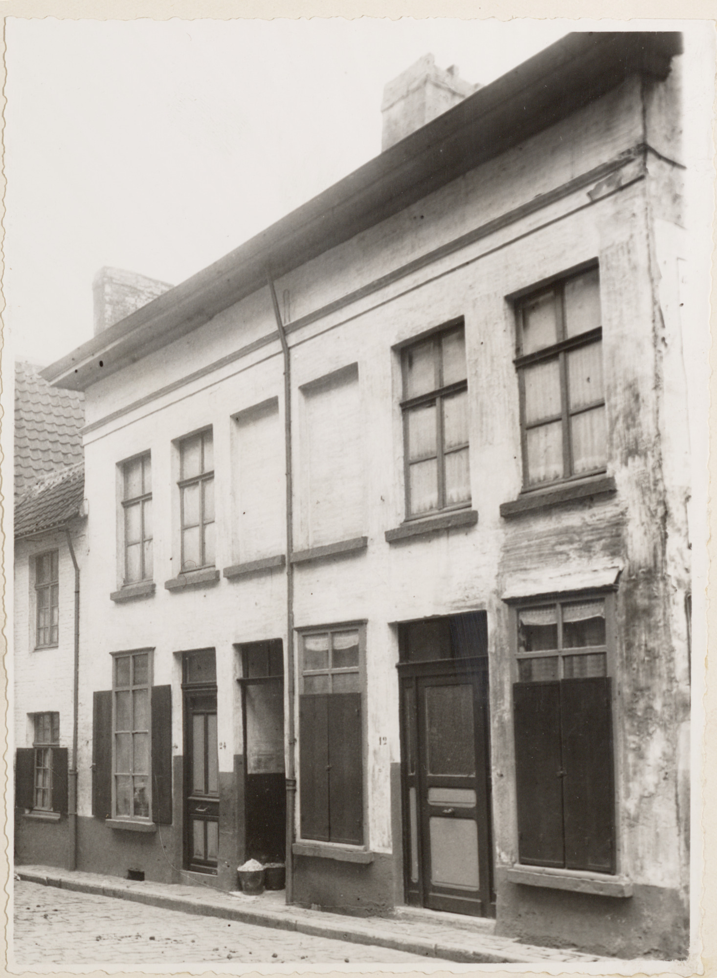 Gent: Veerstraat (nu Veermanplein), januari 1940