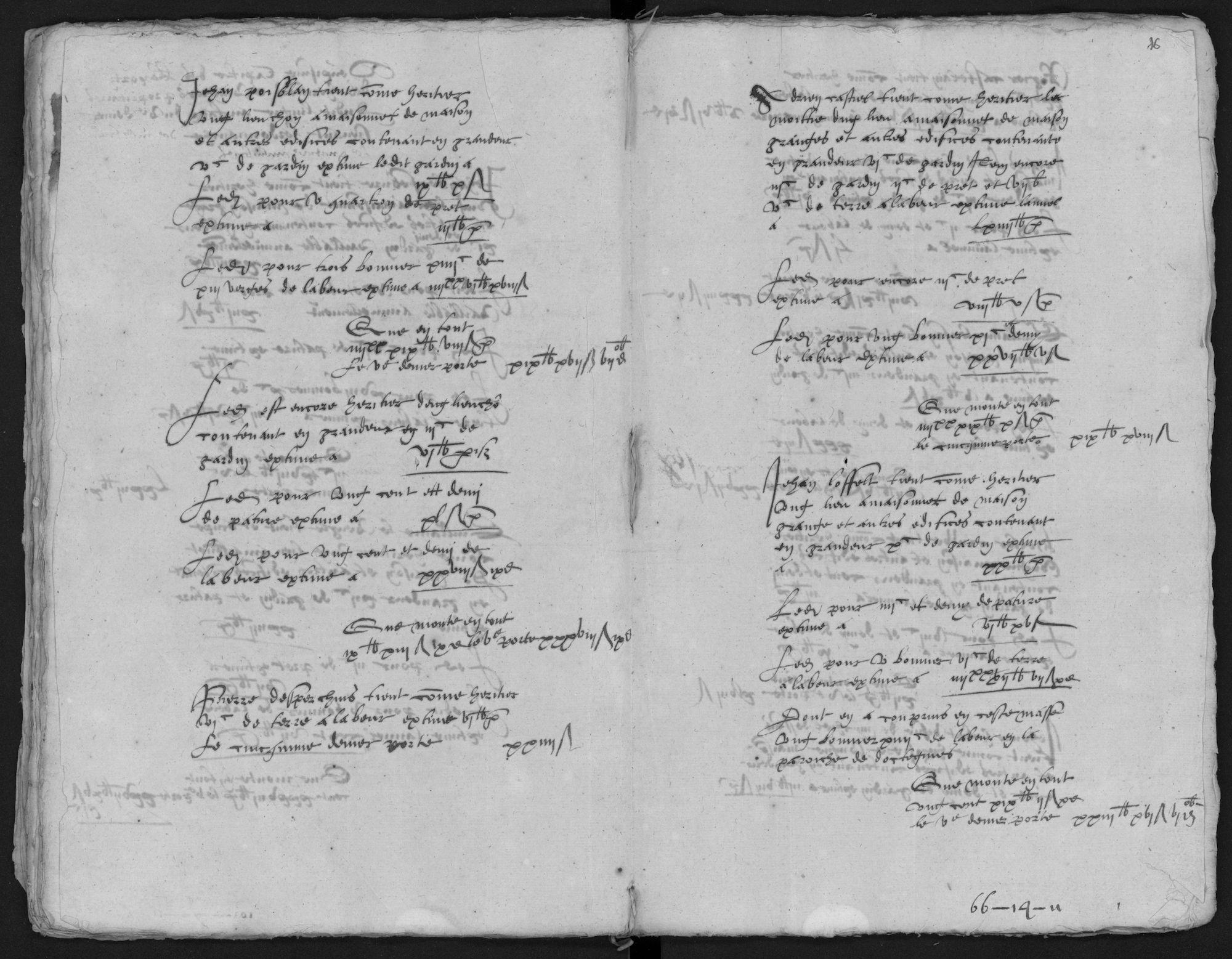 Kohier van de 5de penning in Luingne (Lowingen) (kasselrij van Kortrijk), 1577