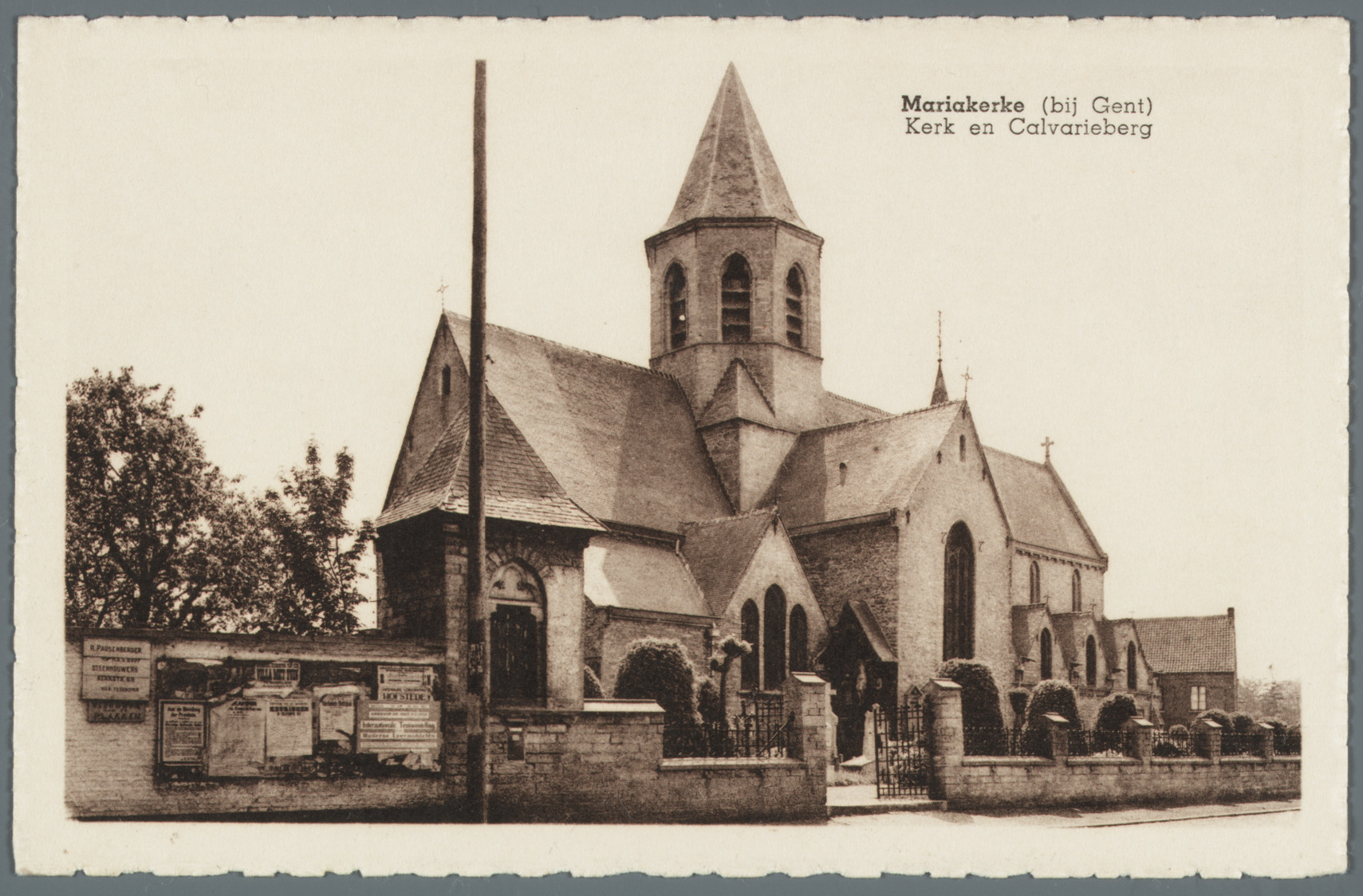 Mariakerke (bij Gent): Onze-Lieve-Vrouwekerk en Calvarie