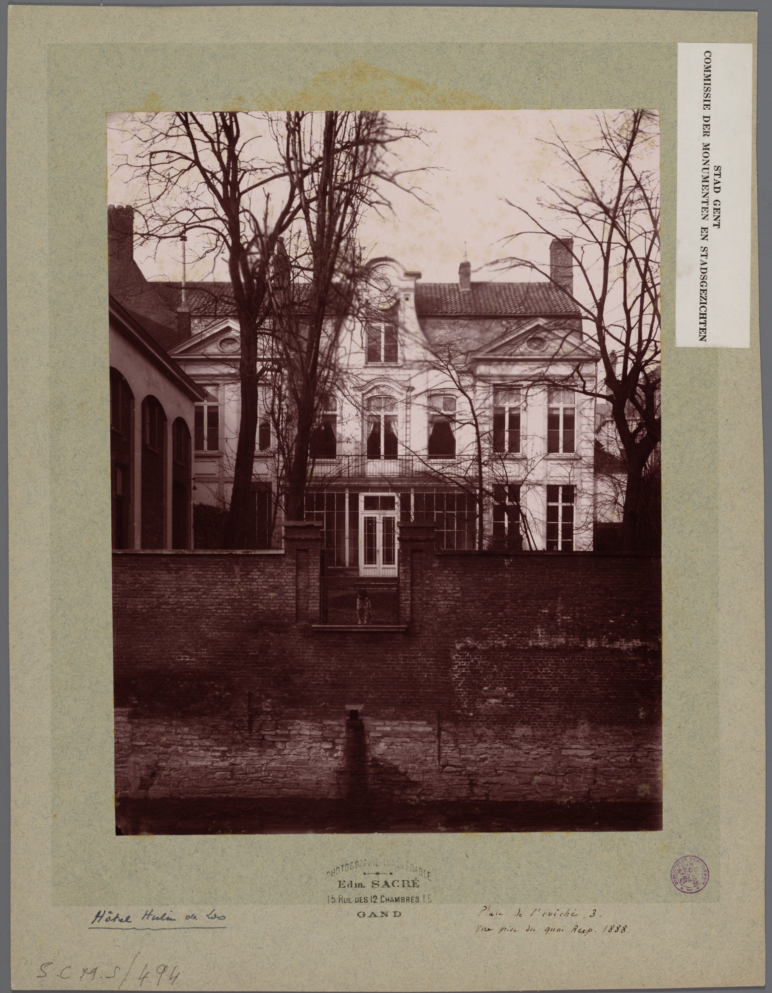 Gent: Hotel Hulin de Loo, Bisdomplein