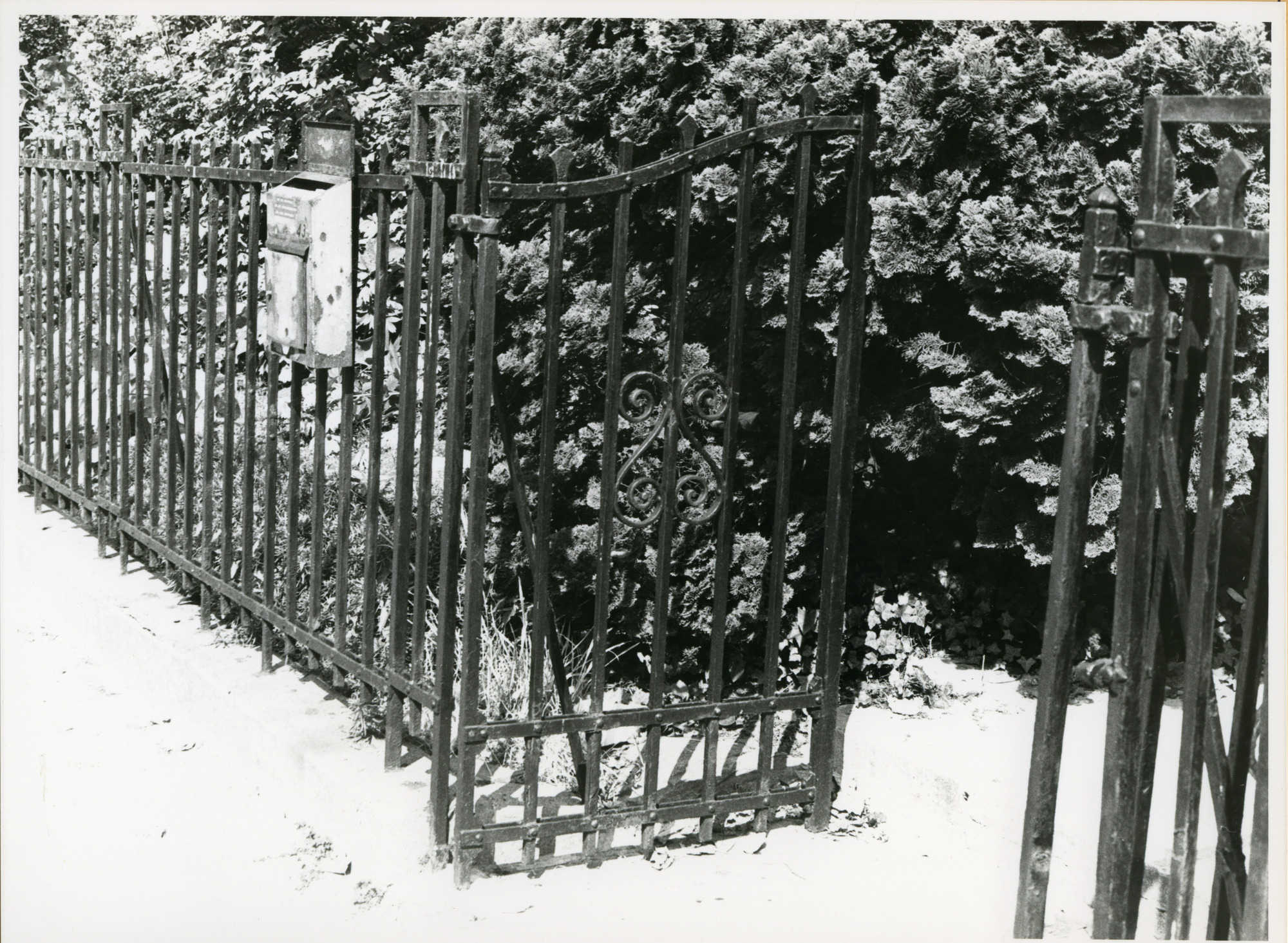 Gent: Vaderlandstraat 43: Hek, 1979
