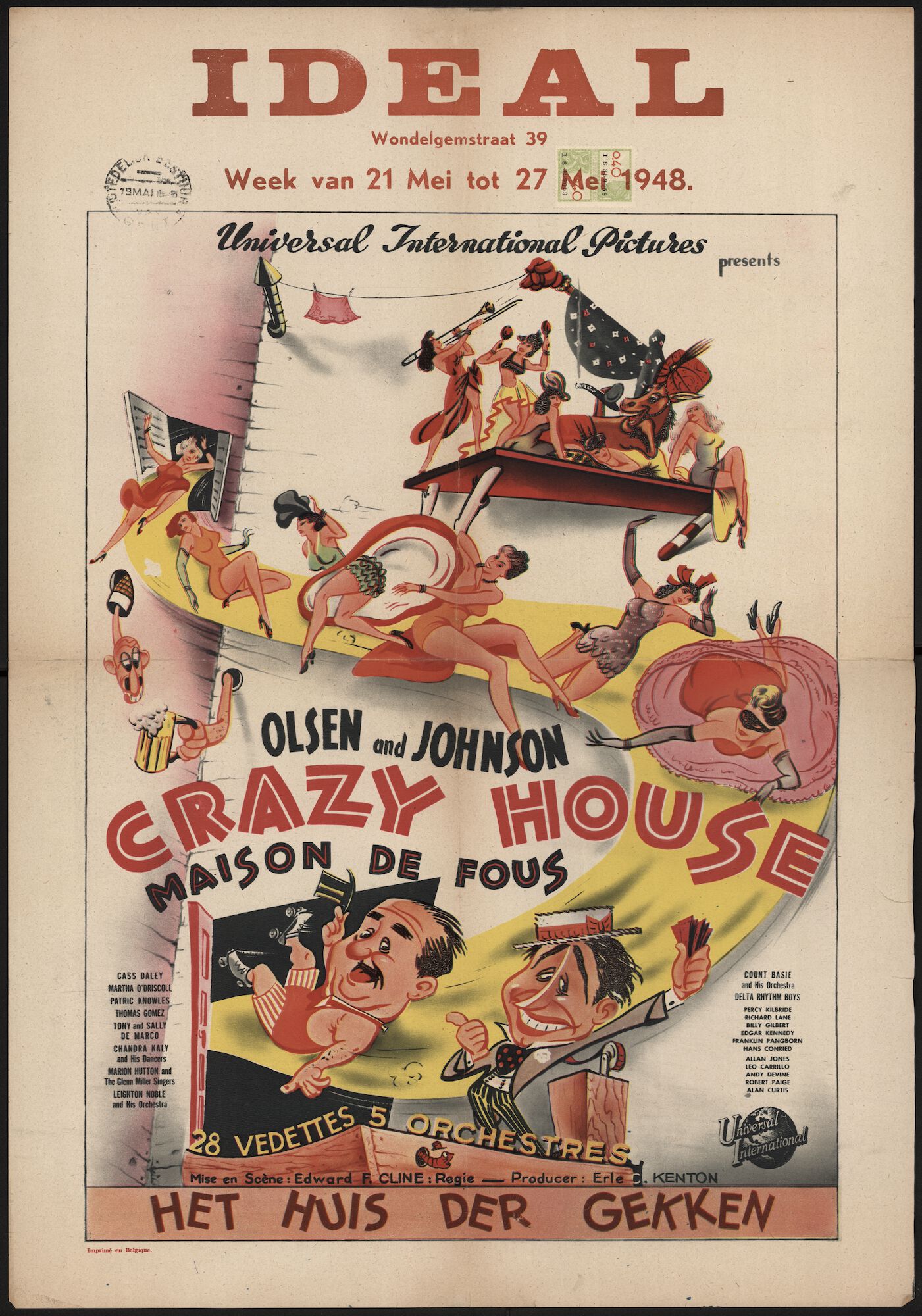 Crazy House | Maison de fous | Het huis der gekken, Ideal, Gent, 21 mei - 27 mei 1948