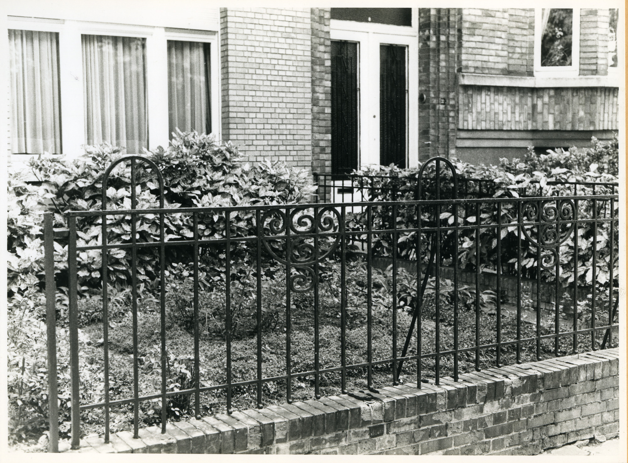 Gent: Onafhankelijkheidslaan 29-31: Hek, 1979