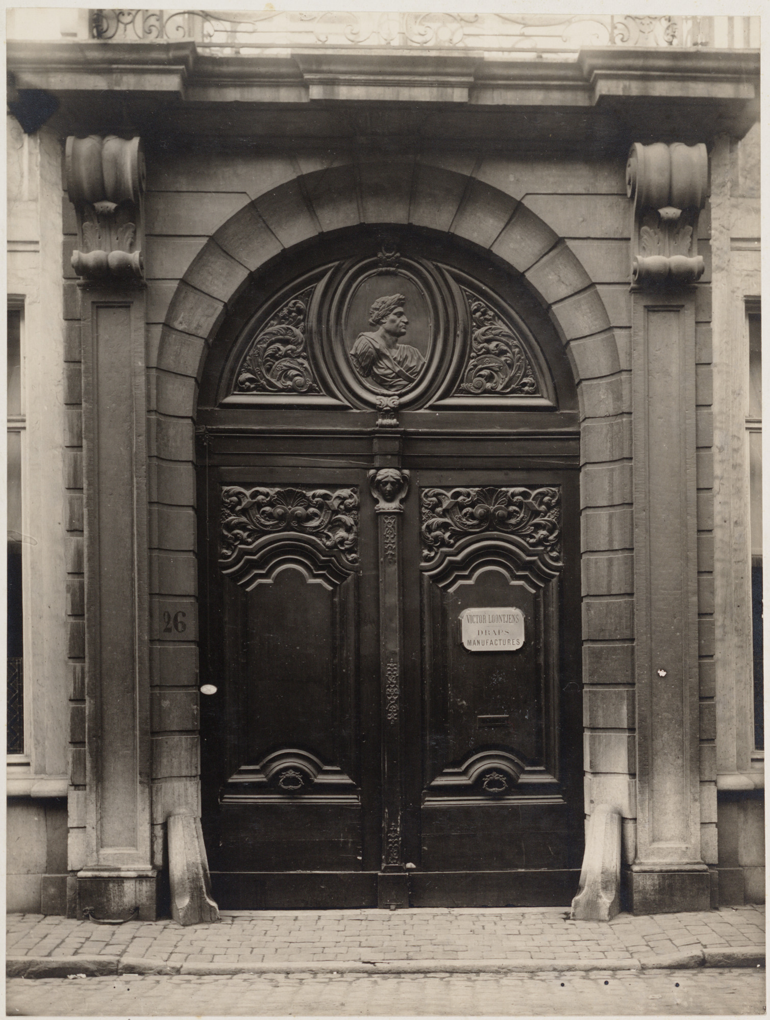 Gent: Huis Loontjens (gordijnenatelier), Burgstraat 26
