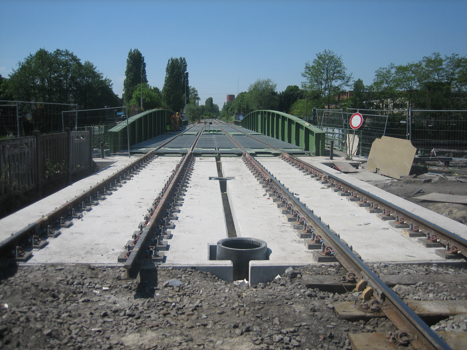 Wijk 10 Meulestede 2008-05-03 nieuwe spoorwegbrug