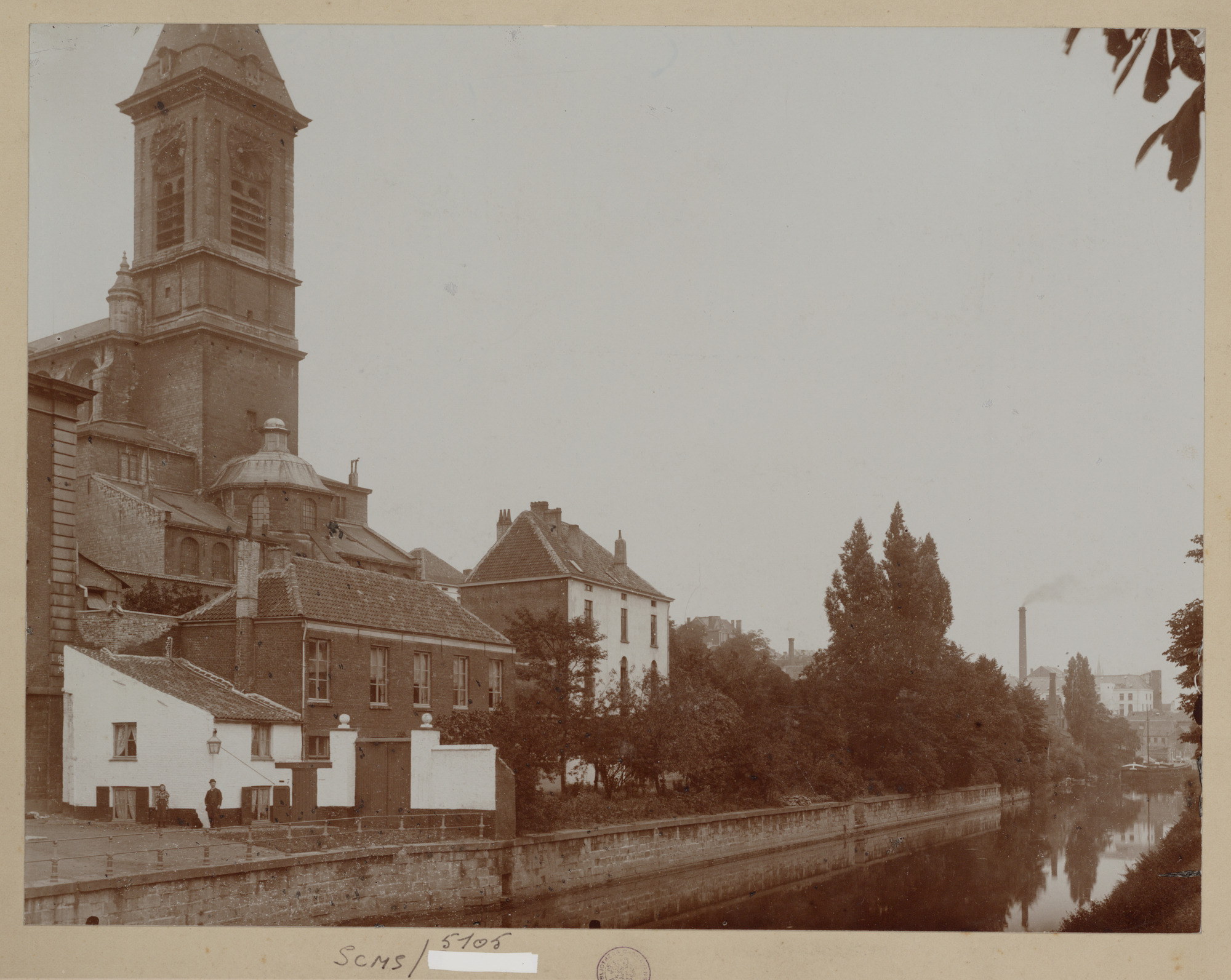 Gent: Muinkschelde en Sint-Pietersabdij, 1898