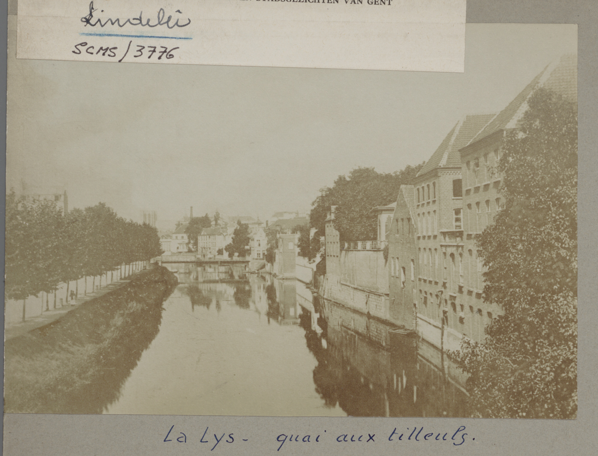 Gent: De Leie aan de Lindenlei