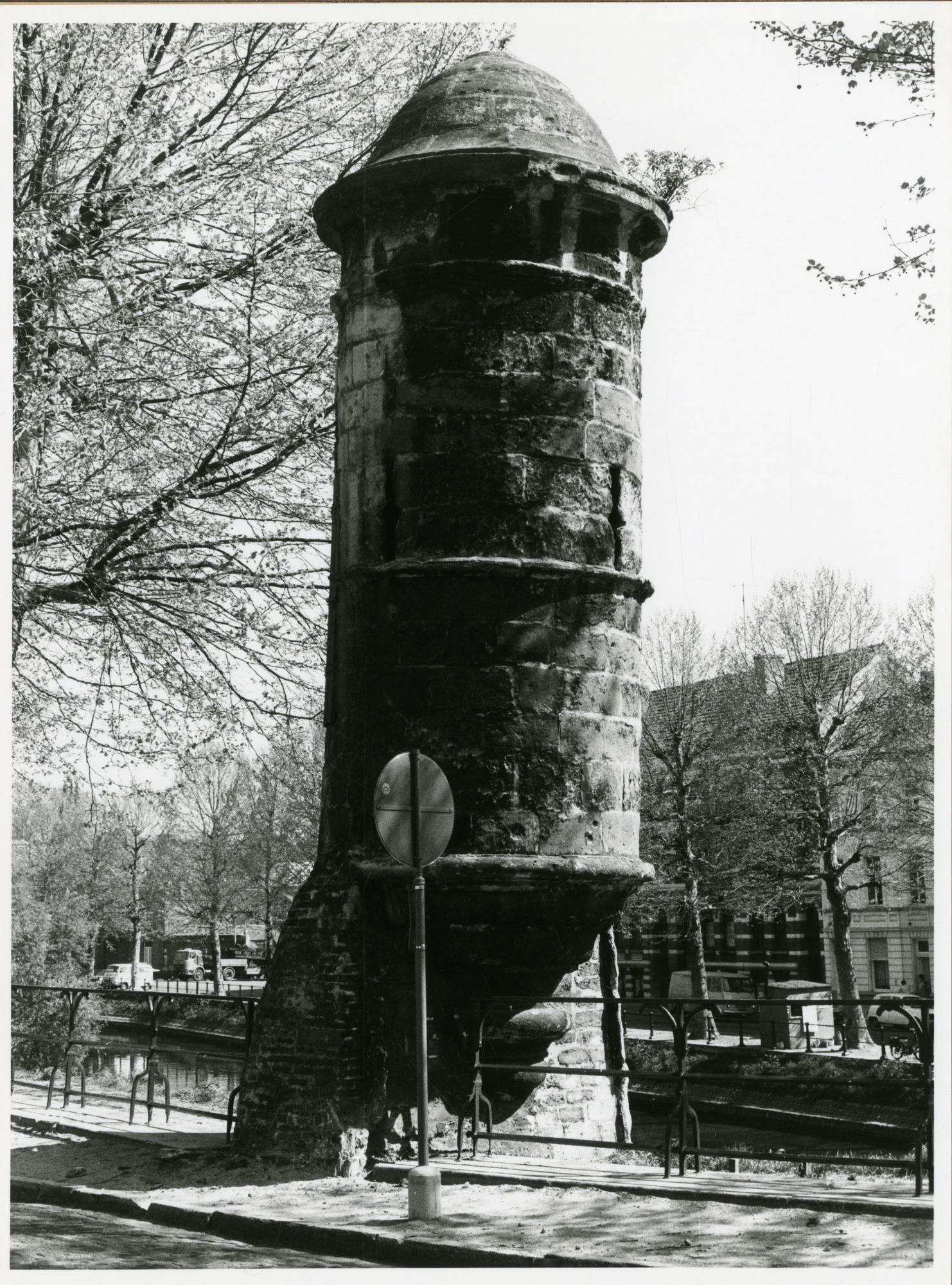 Gent: Isabellakaai: Wachttoren, 1980