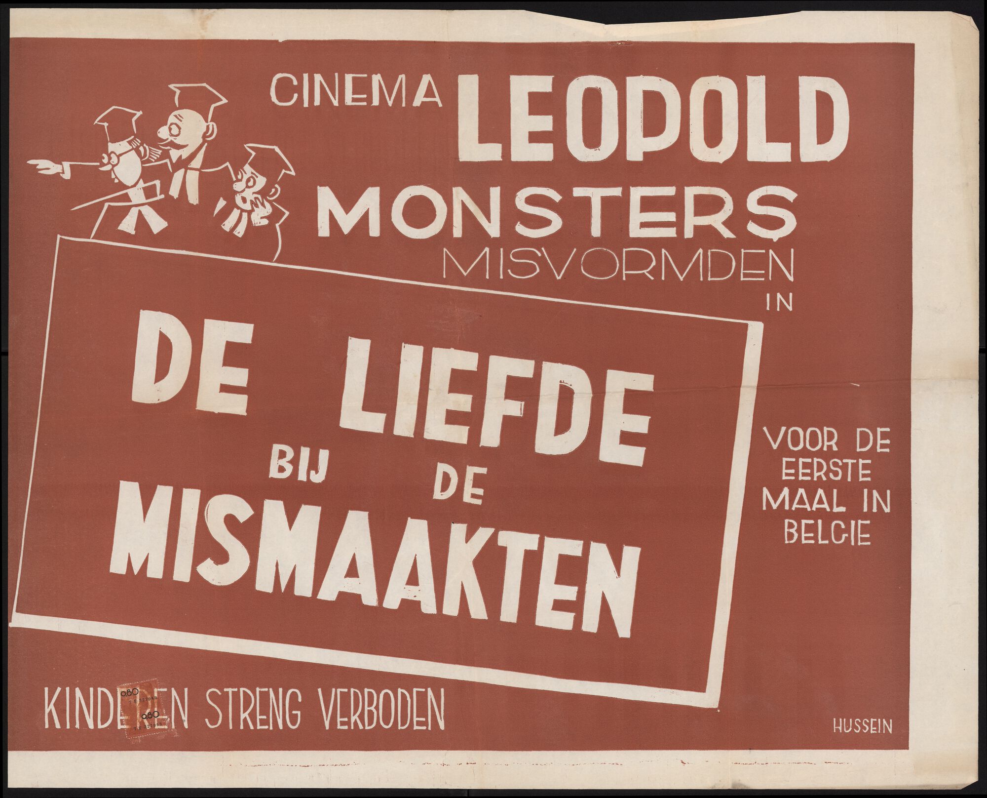 De liefde bij de mismaakten, Cinema Leopold, Gent, juni 1950