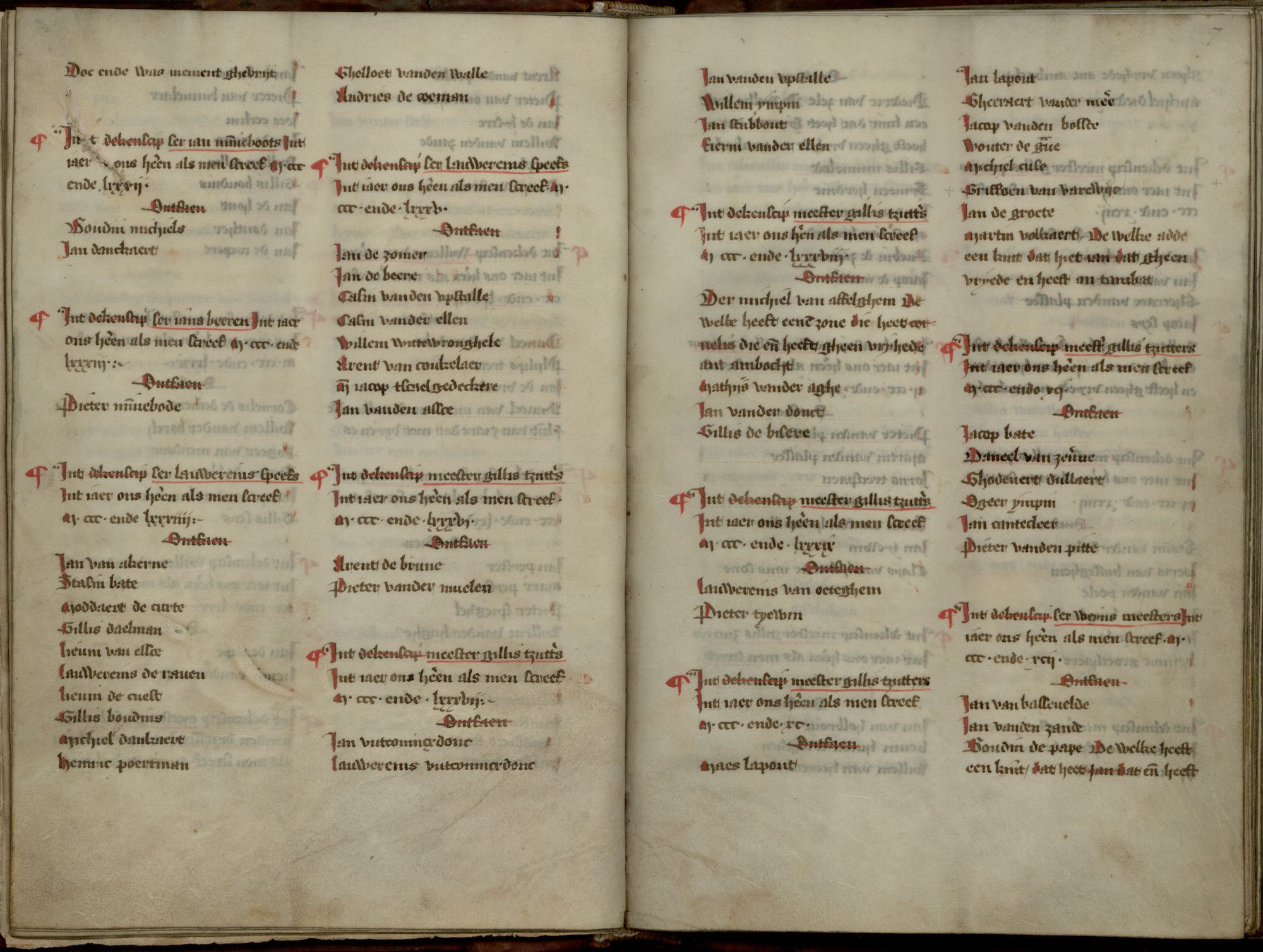 Register van het ambacht van de timmerlieden van Gent, 1423-1793