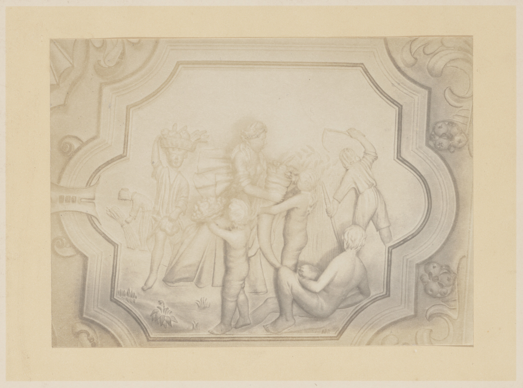 Gent: Plafond huis Albert Canfyn, Goudenleeuwplein