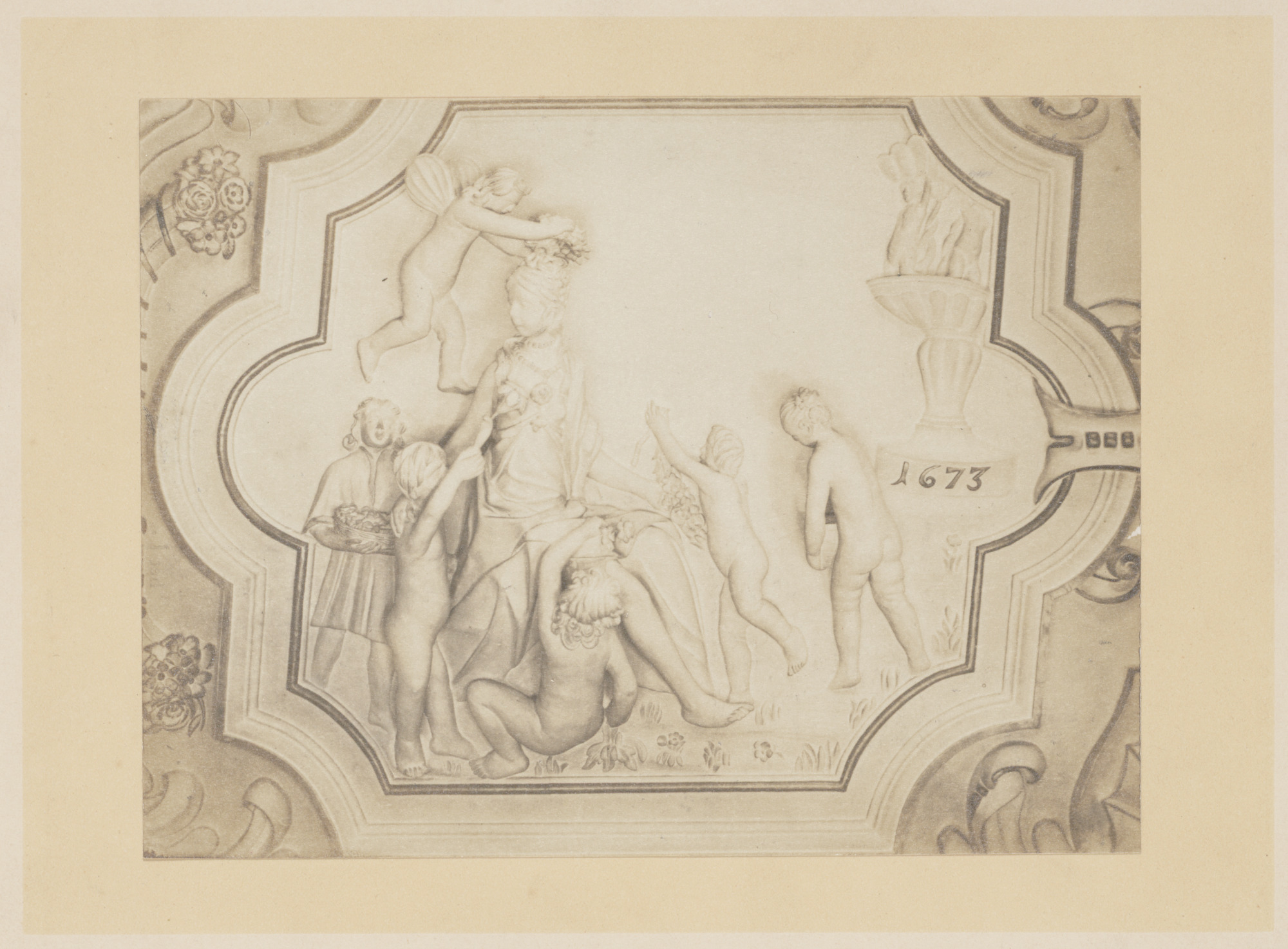 Gent: Plafond huis Albert Canfyn, Goudenleeuwplein
