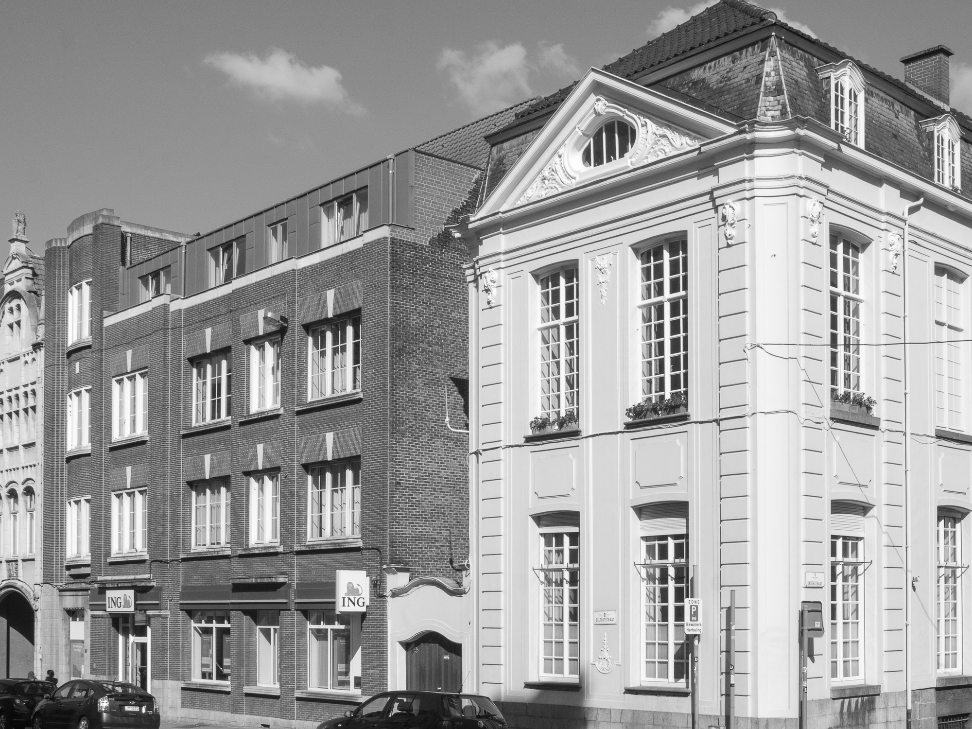 Gent: Hotel de Hemptinne, hoek Belfortstraat en Onderstraat