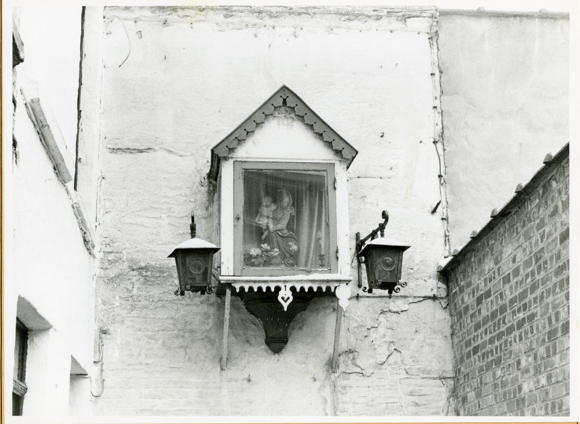 Gent: Koolsteeg: Gevelkapel, 1979