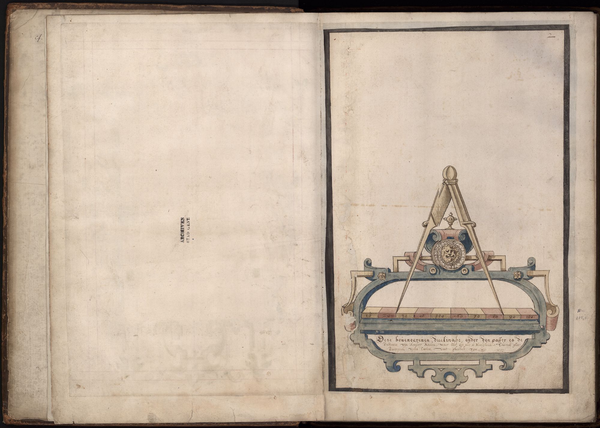 Kaartenboek van de Gentse stadsversterkingen, 1590