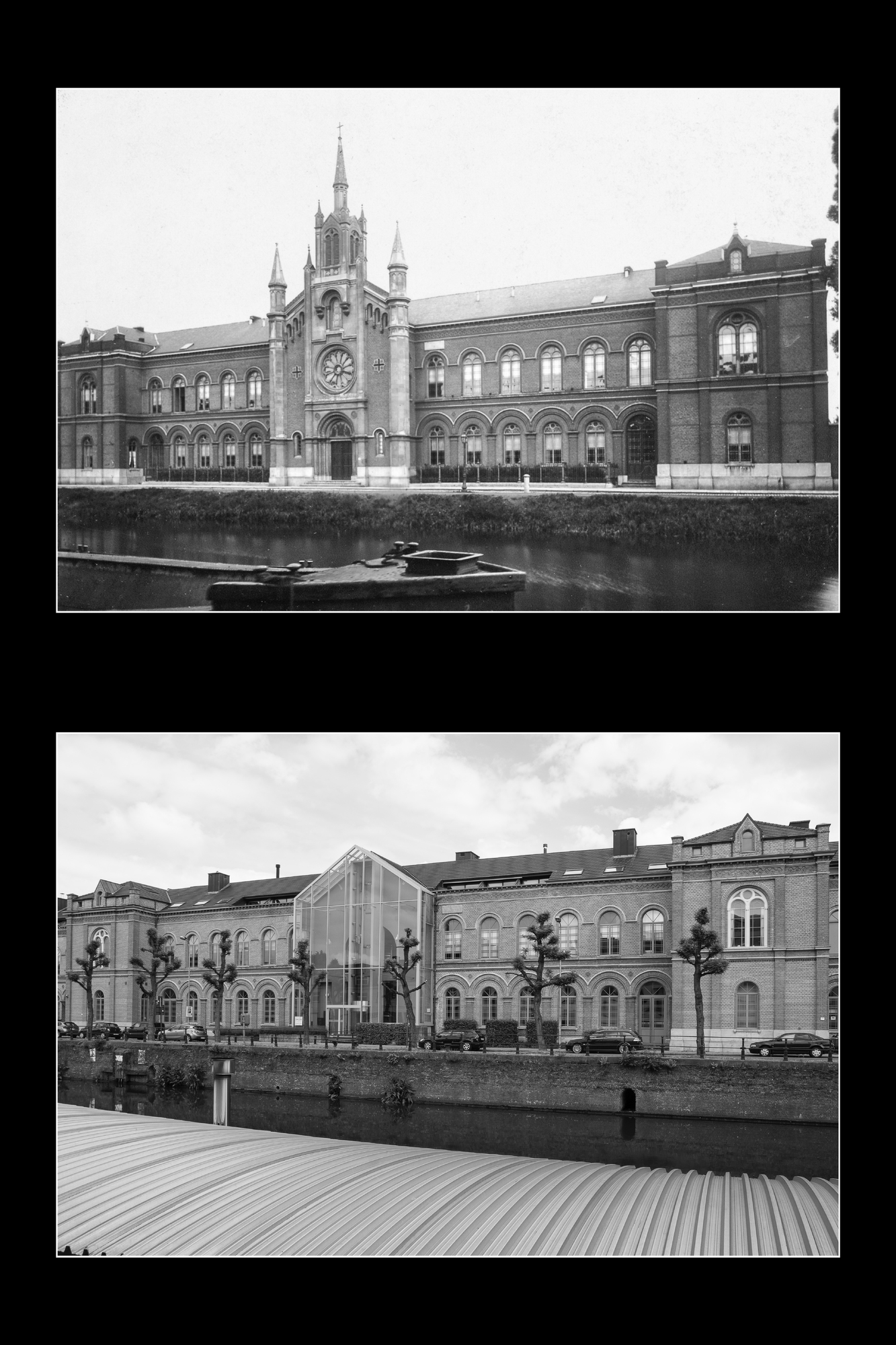 Gent: Ferdinand Lousbergskaai: Lousbergsgesticht (rusthuis)