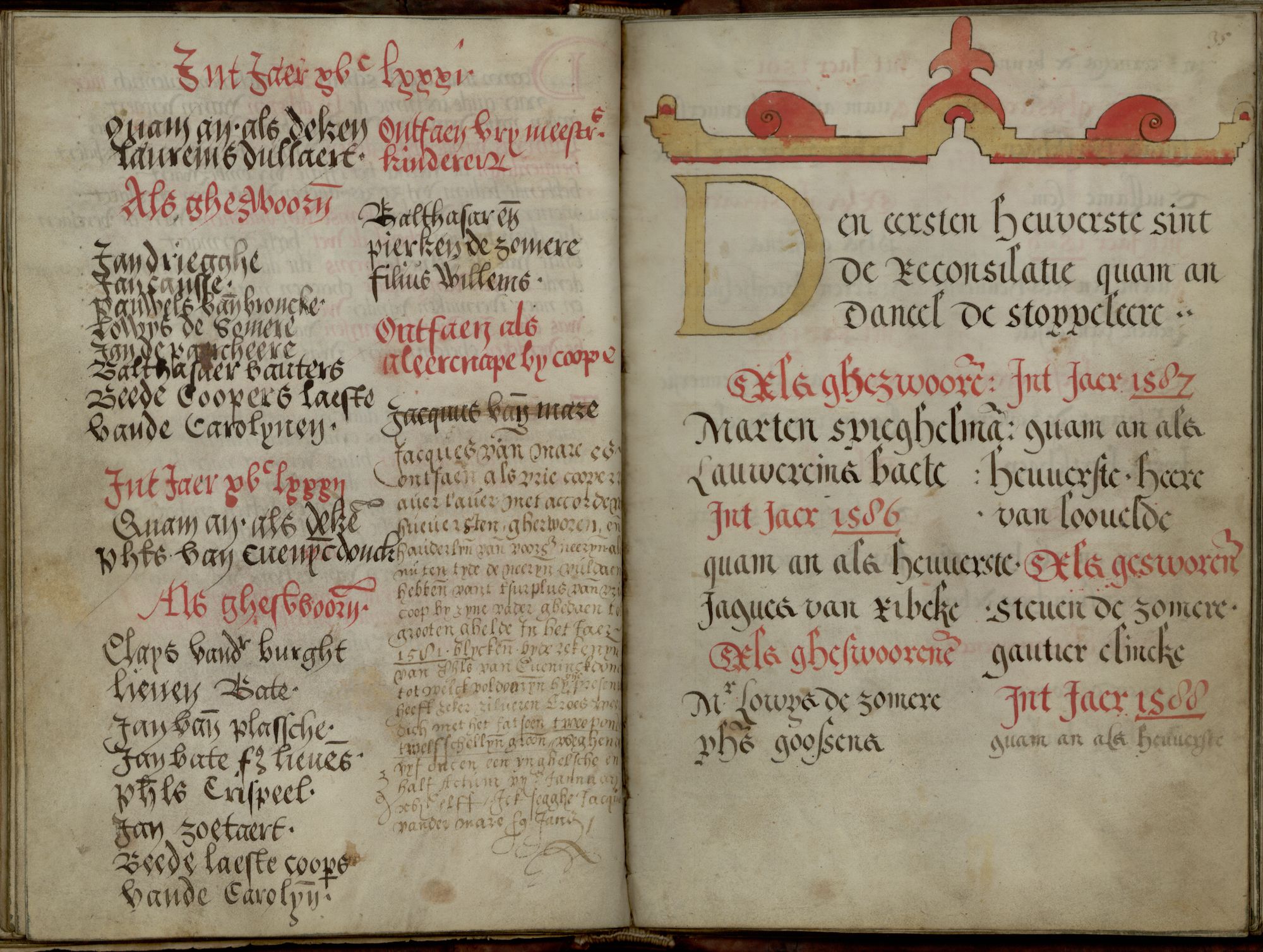 Register van het ambacht van de timmerlieden van Gent, 1423-1793