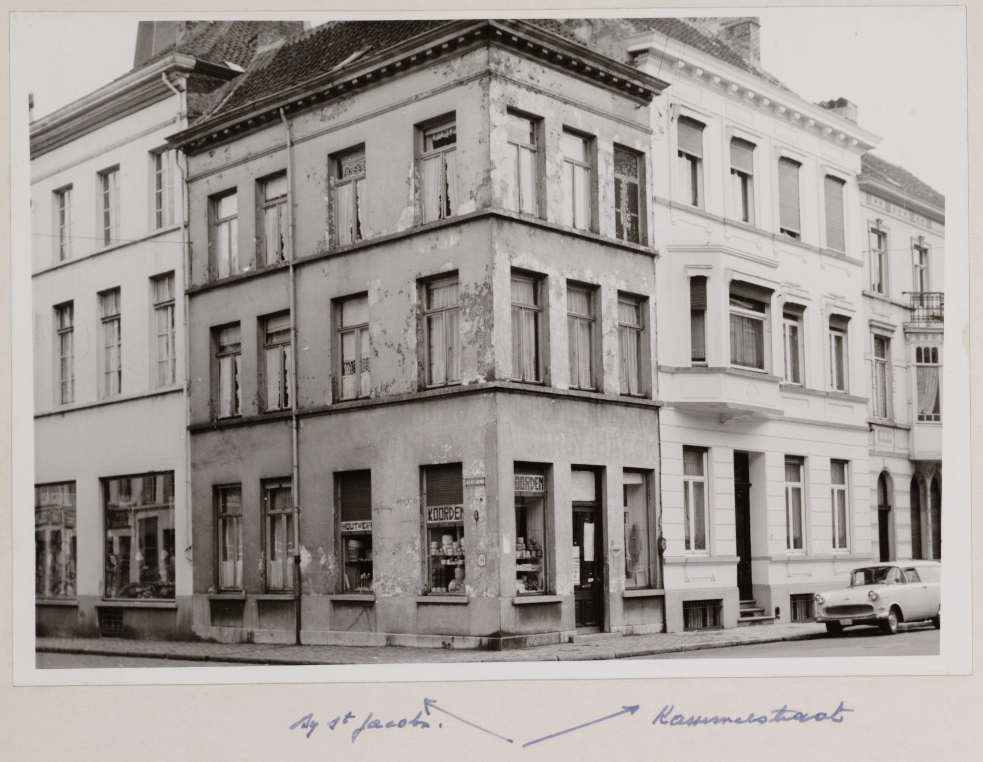 Gent: Kammerstraat, Bij Sint-Jacobs