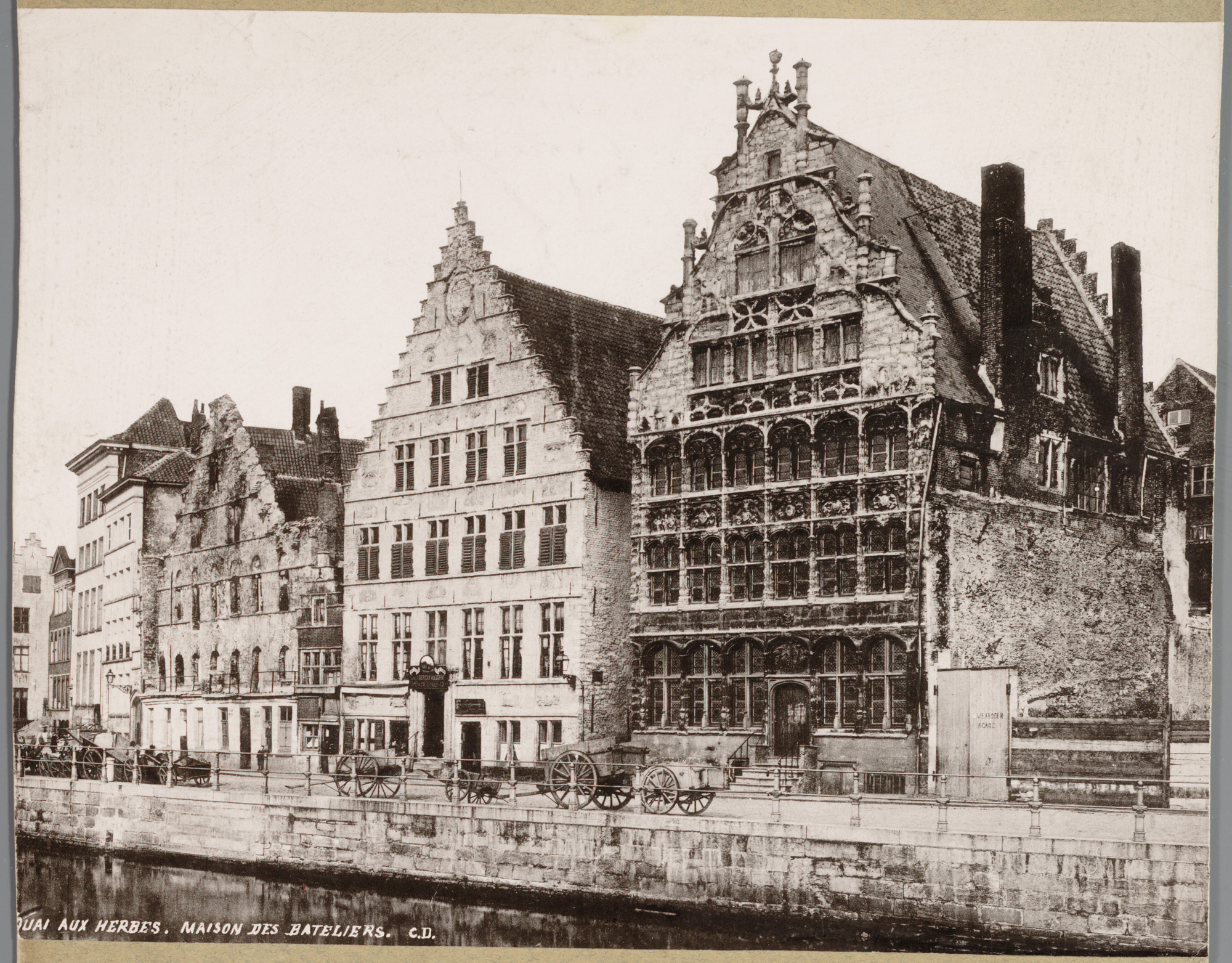 Gent: Korenmetershuis en Schippershuis, Graslei