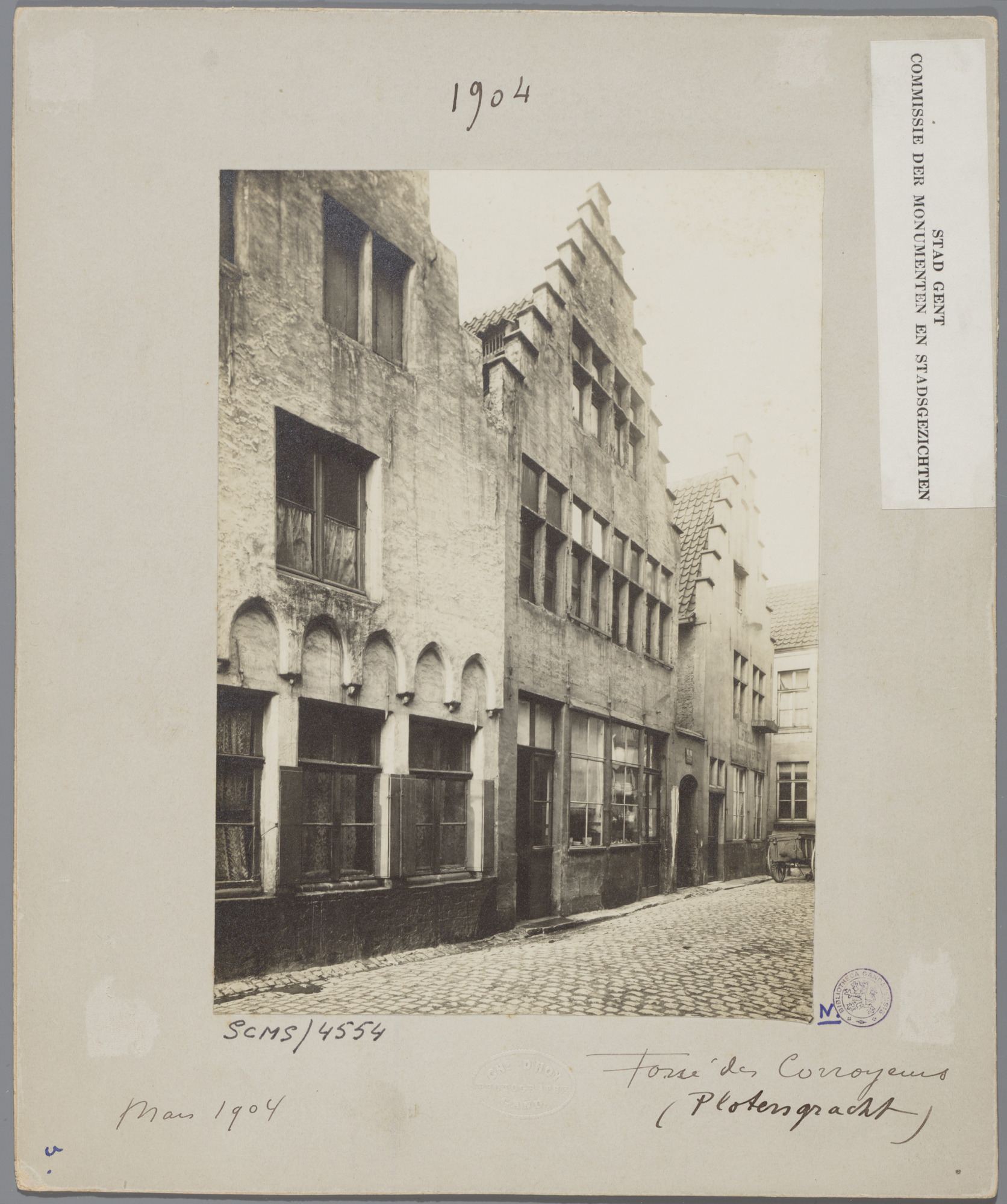 Gent: Trapgevelhuizen, Plotersgracht