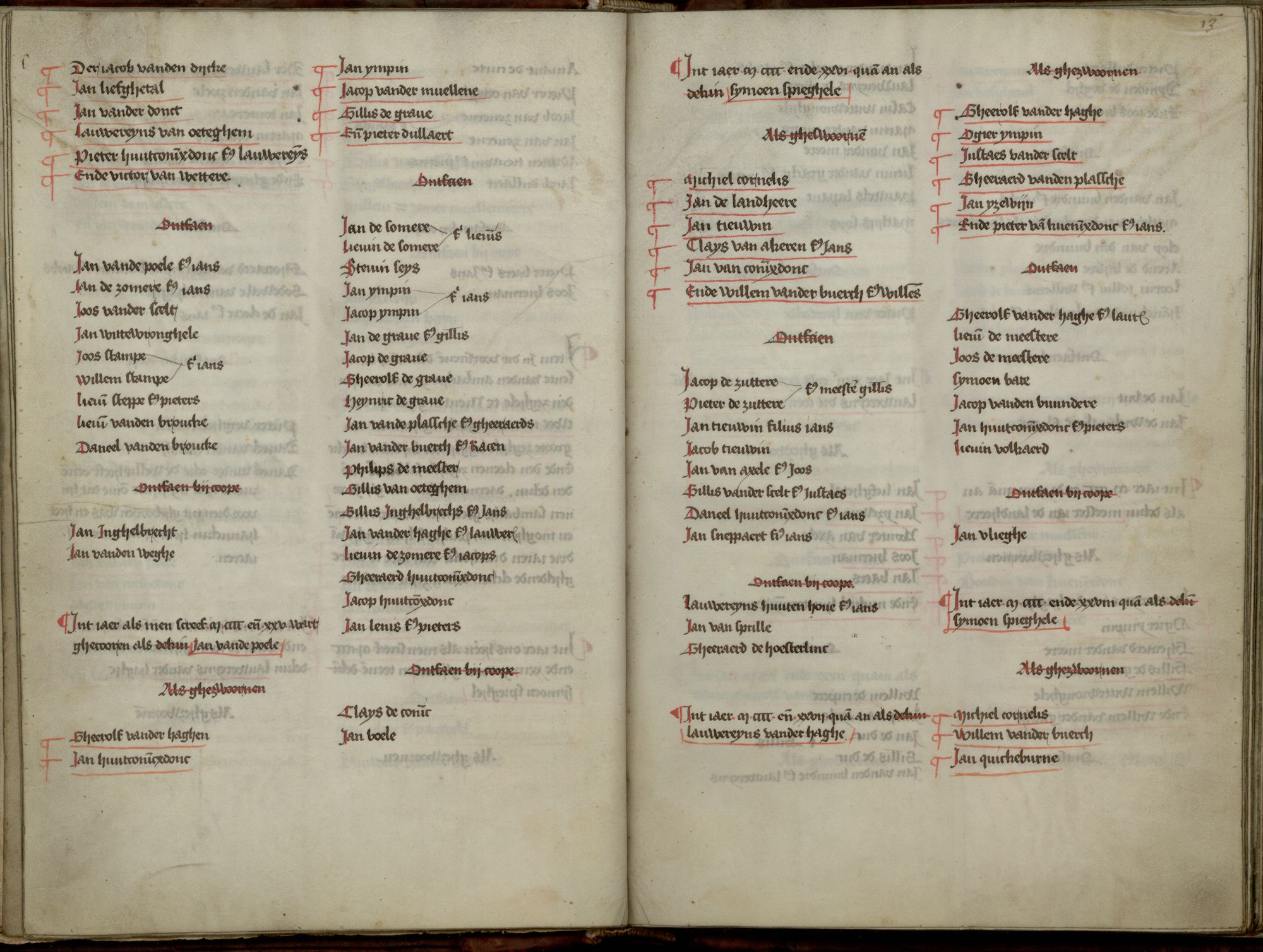 Register van het ambacht van de timmerlieden van Gent, 1423-1793