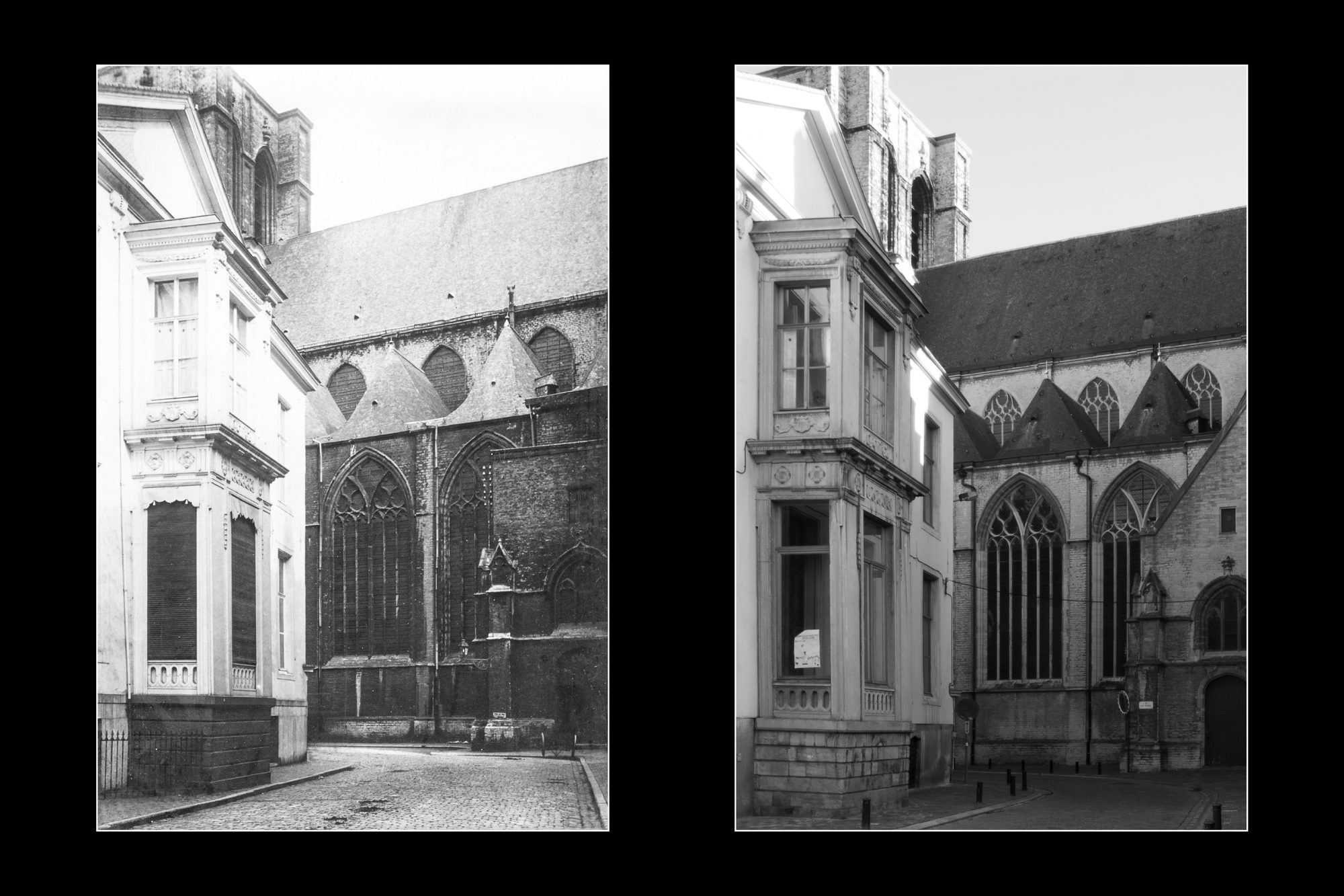 Gent: Onderbergen: Hof van Ravenstein en Sint-Michielskerk