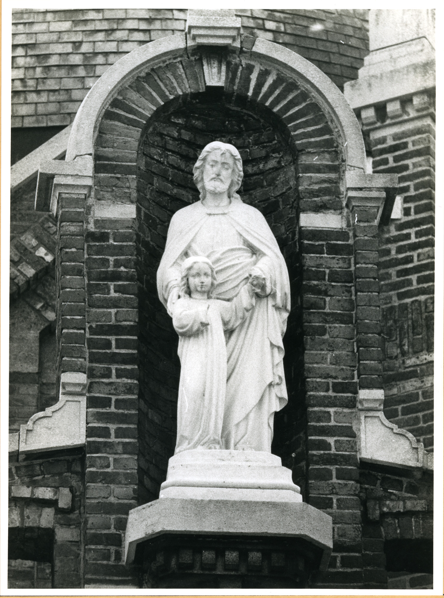 Oostakker: Gasthuisstraat: Gevelbeeld, 1979