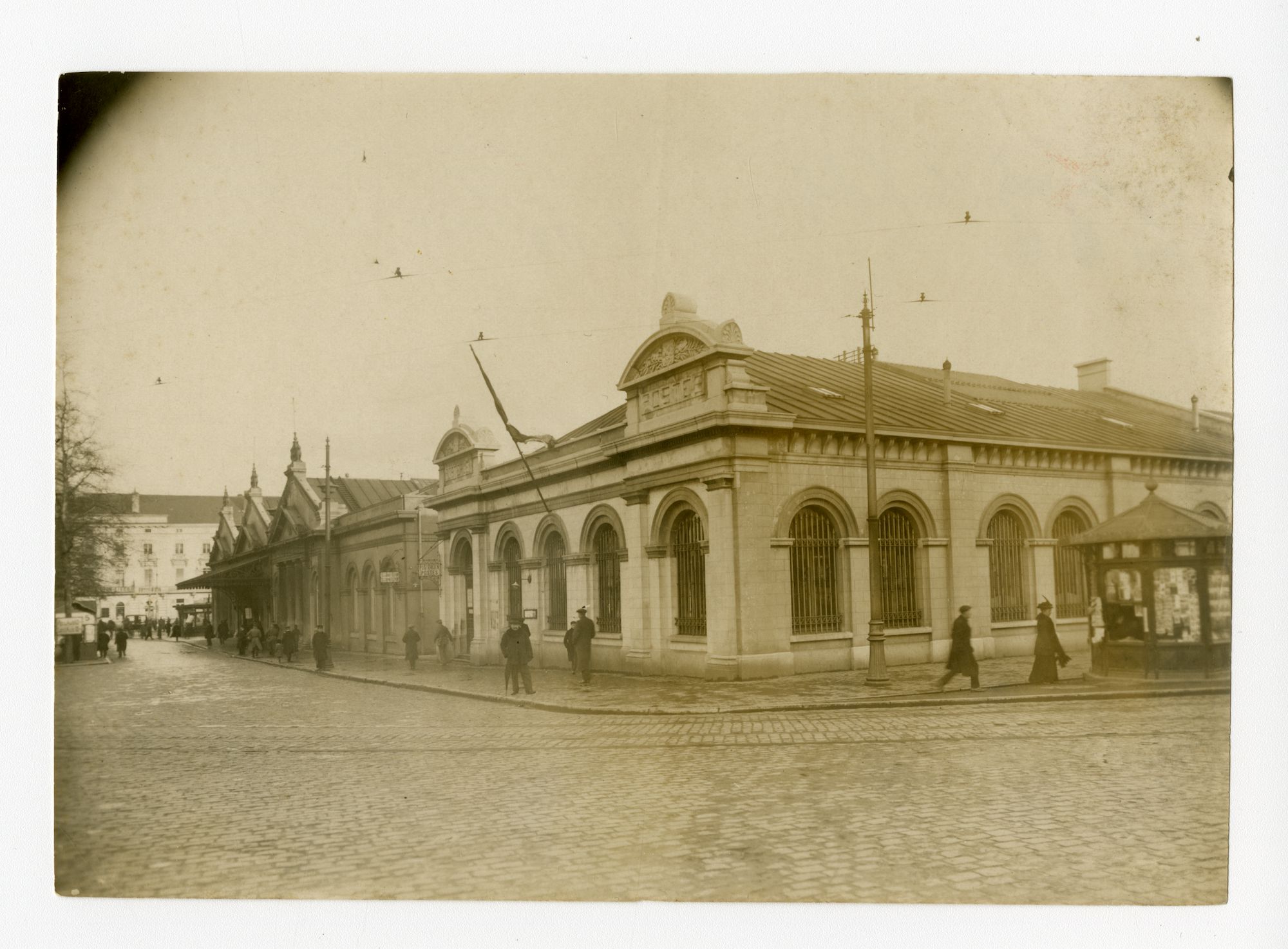 Gent: Statiestraat (Woodrow Wilsonplein): Zuidstation, 1915-1916
