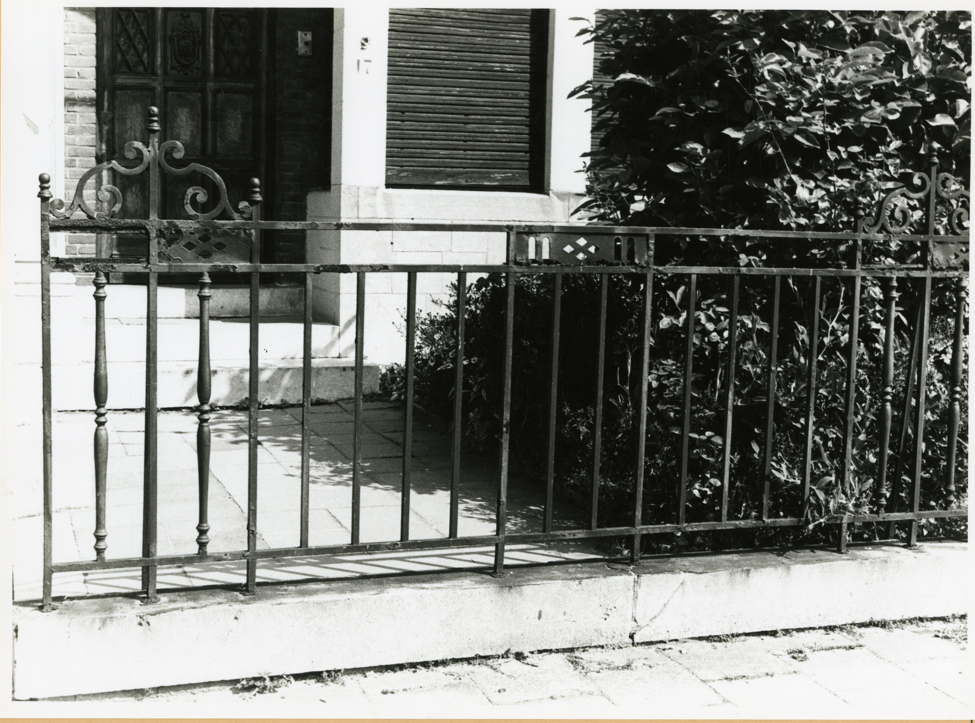 Gent: Congreslaan 17: hek, 1979