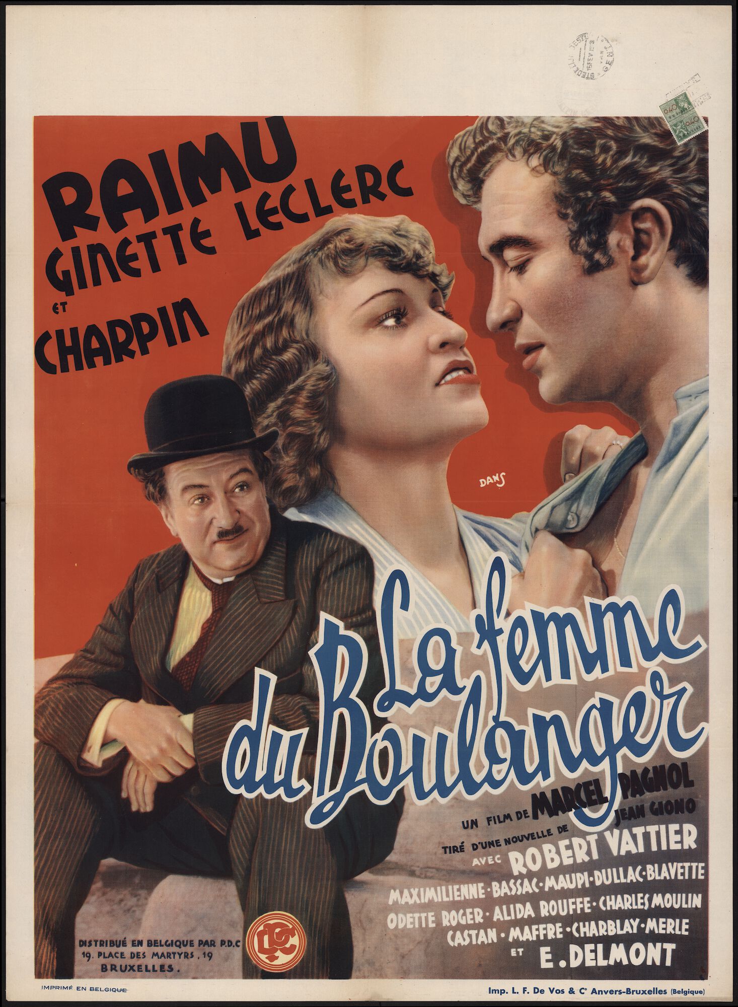 La femme du boulanger, Gent, februari 1939