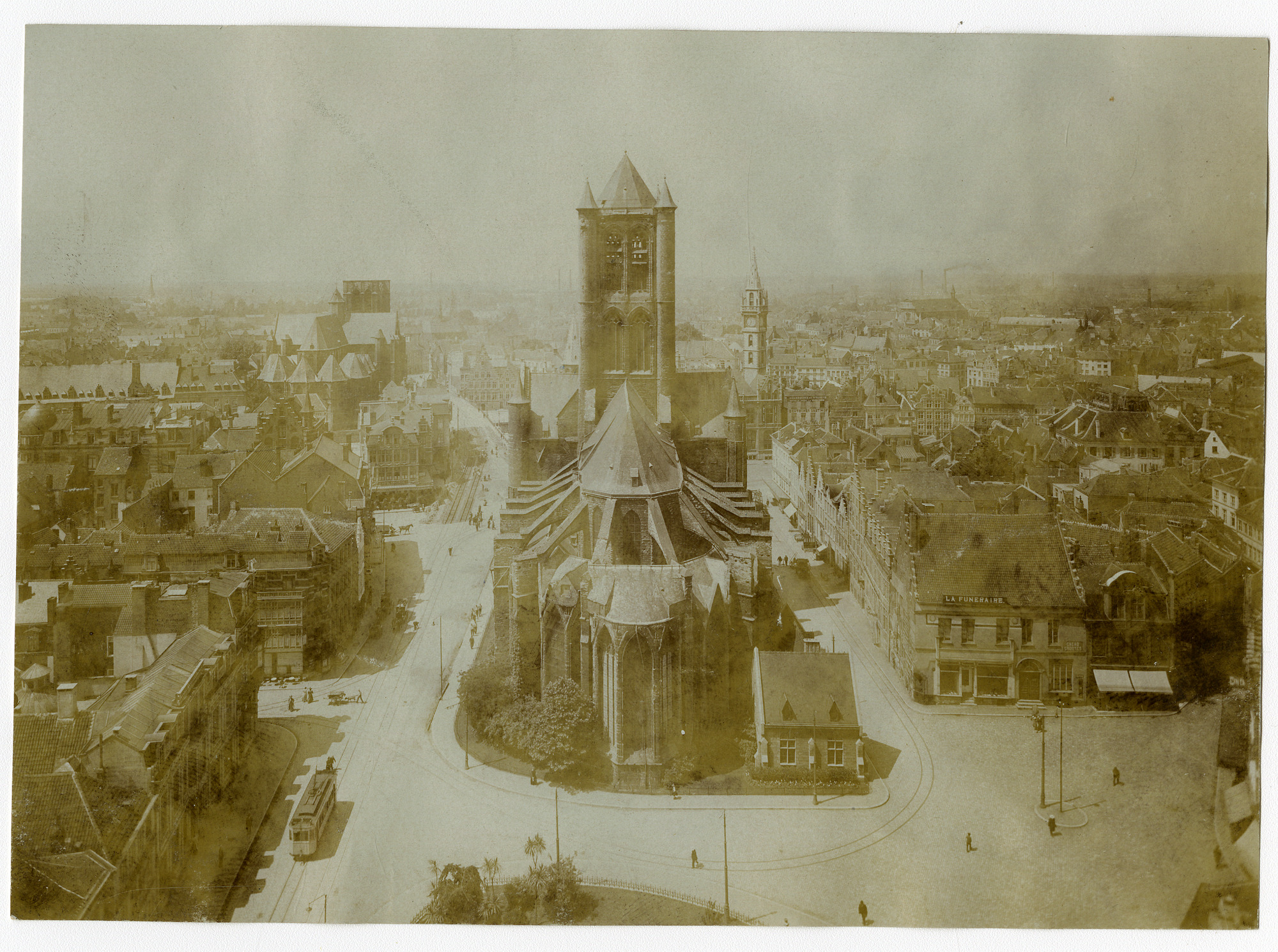 Gent, Sint-Niklaaskerk van op het belfort