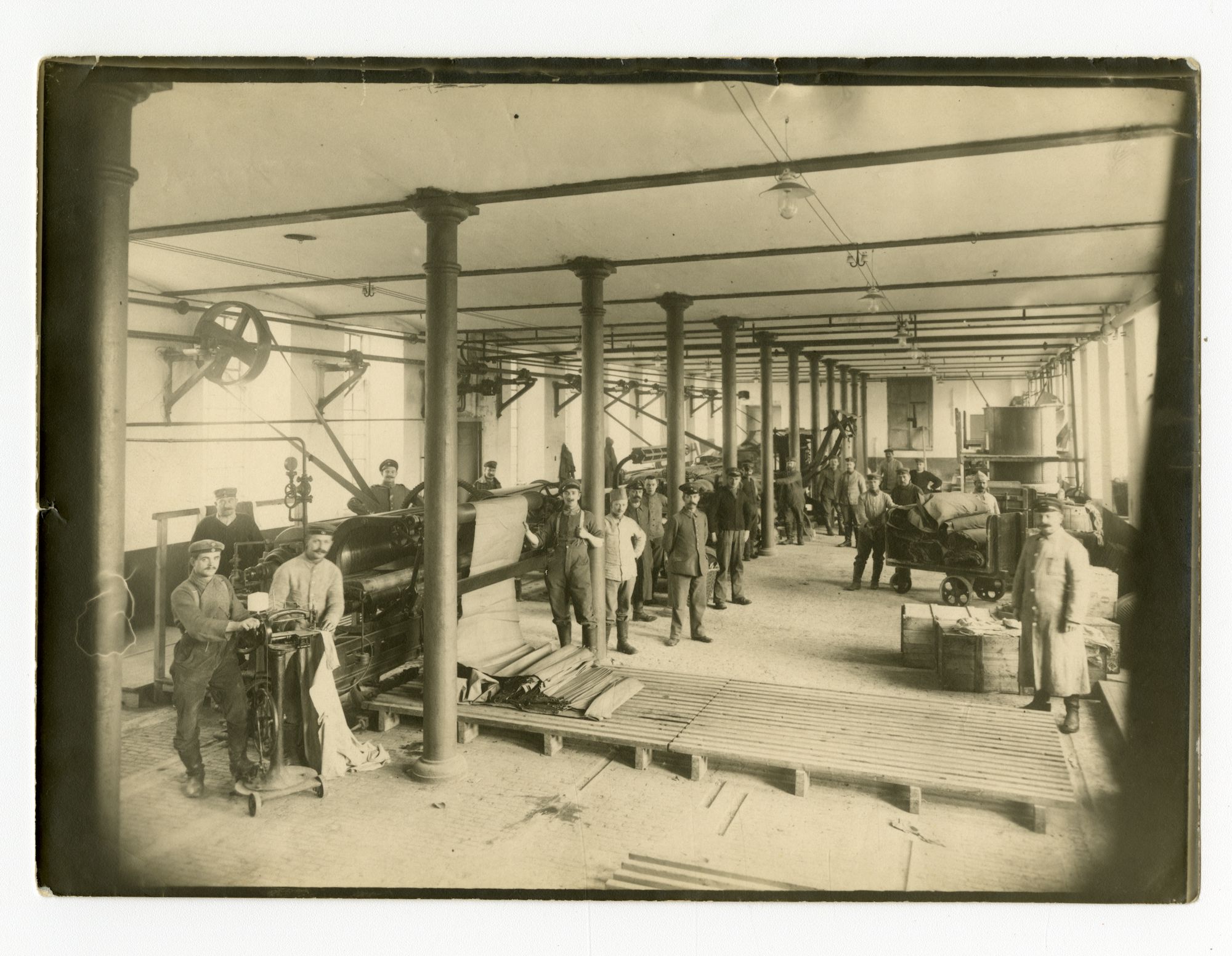 Kwatrecht: textielververij van het Duitse leger, 1915-1916