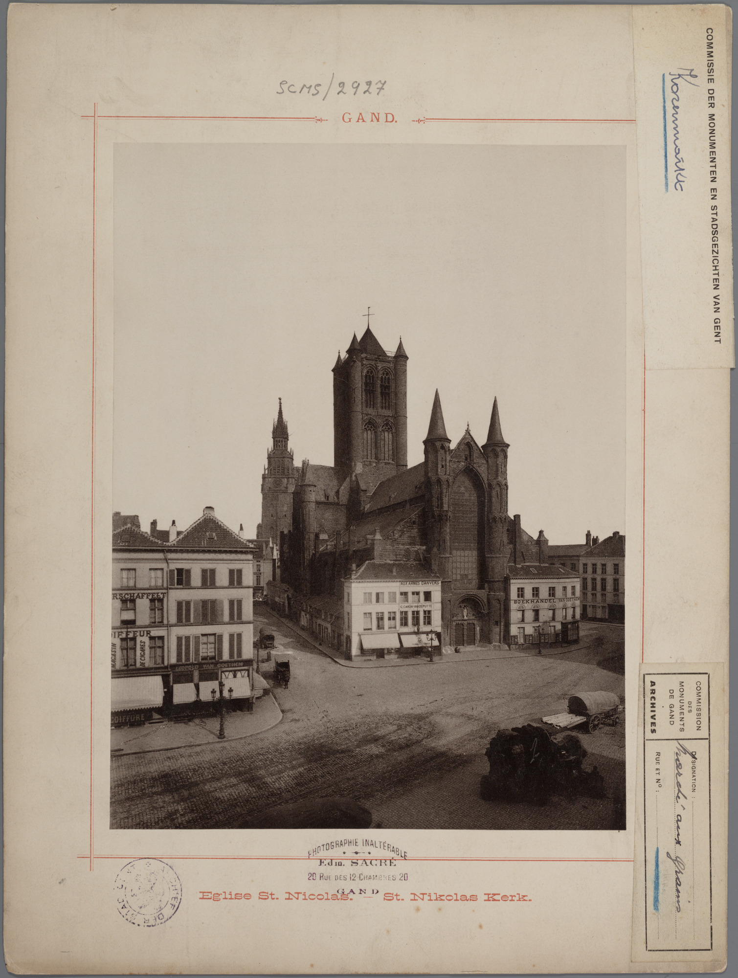 Gent: Korenmarkt: Sint-Niklaaskerk