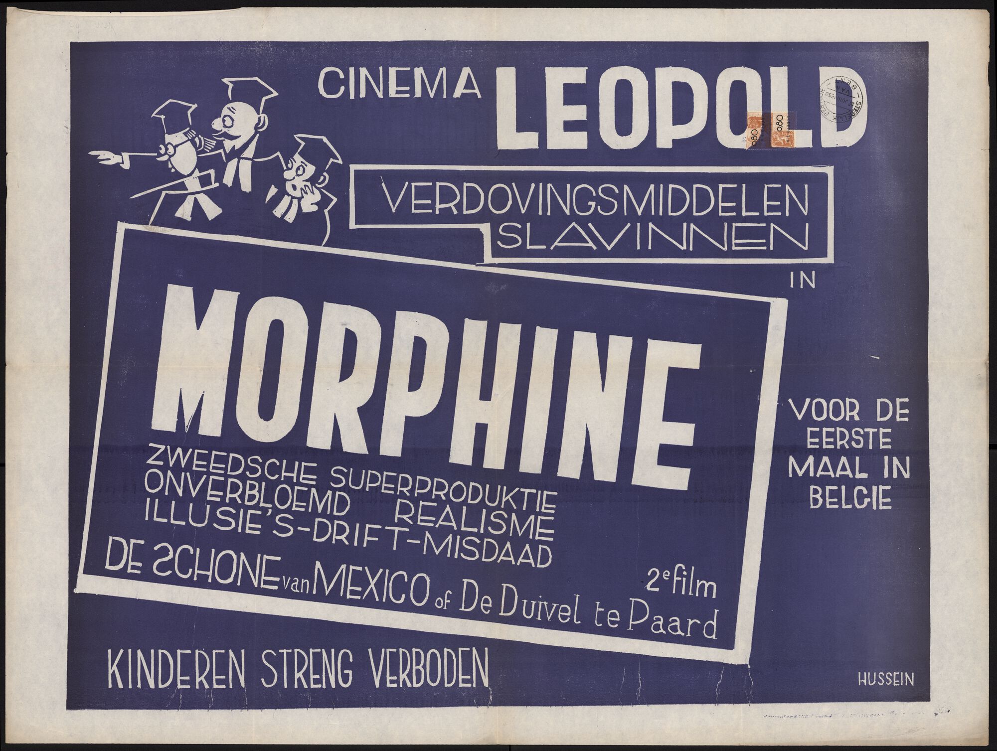 Morphine (fim 1), De schone van Mexico of De duivel te paard, (film 2), Cinema Leopold, Gent, juni 1950