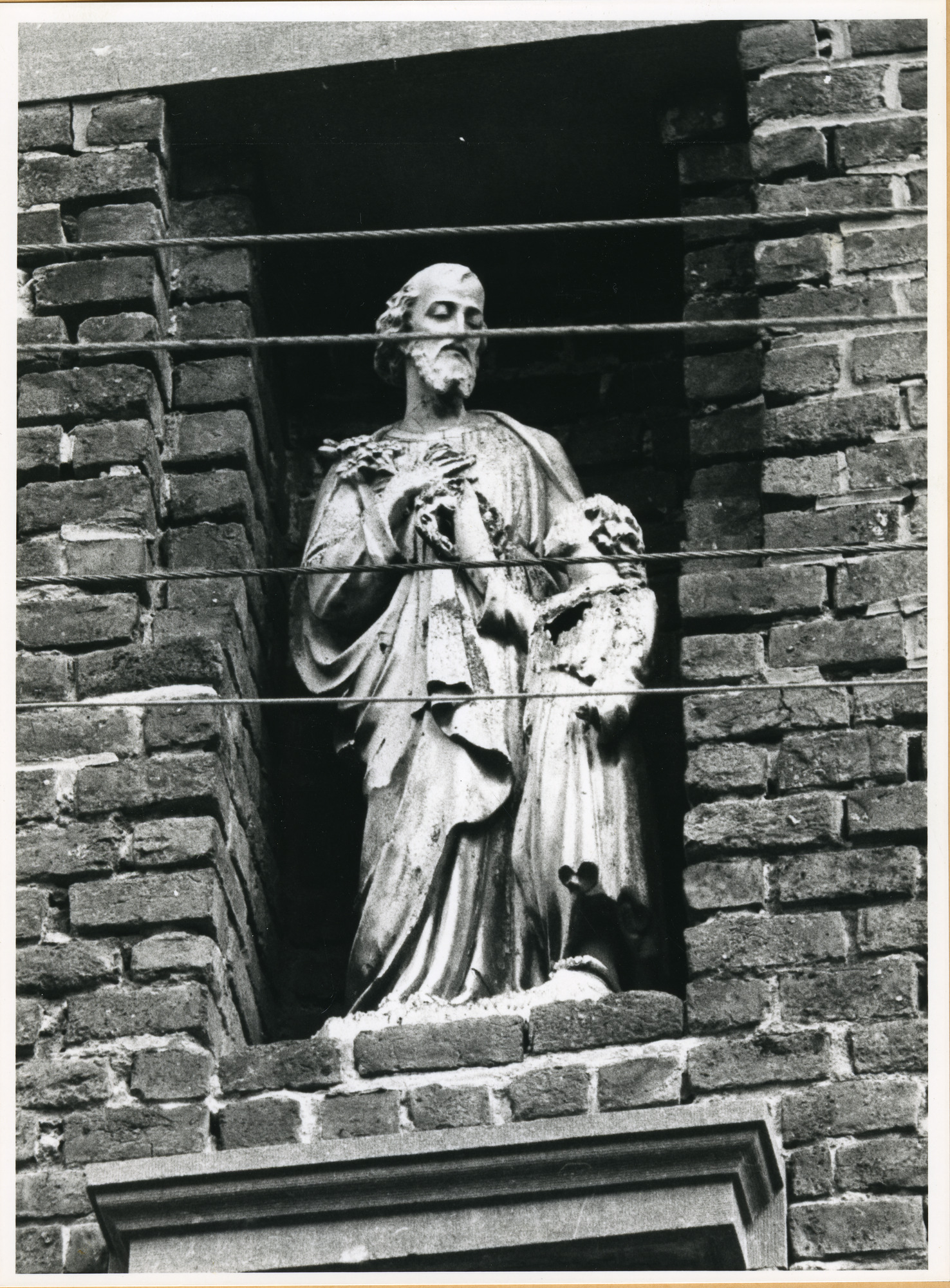 Sint-Denijs-Westrem: Kloosterstraat: Gevelbeeld, 1979