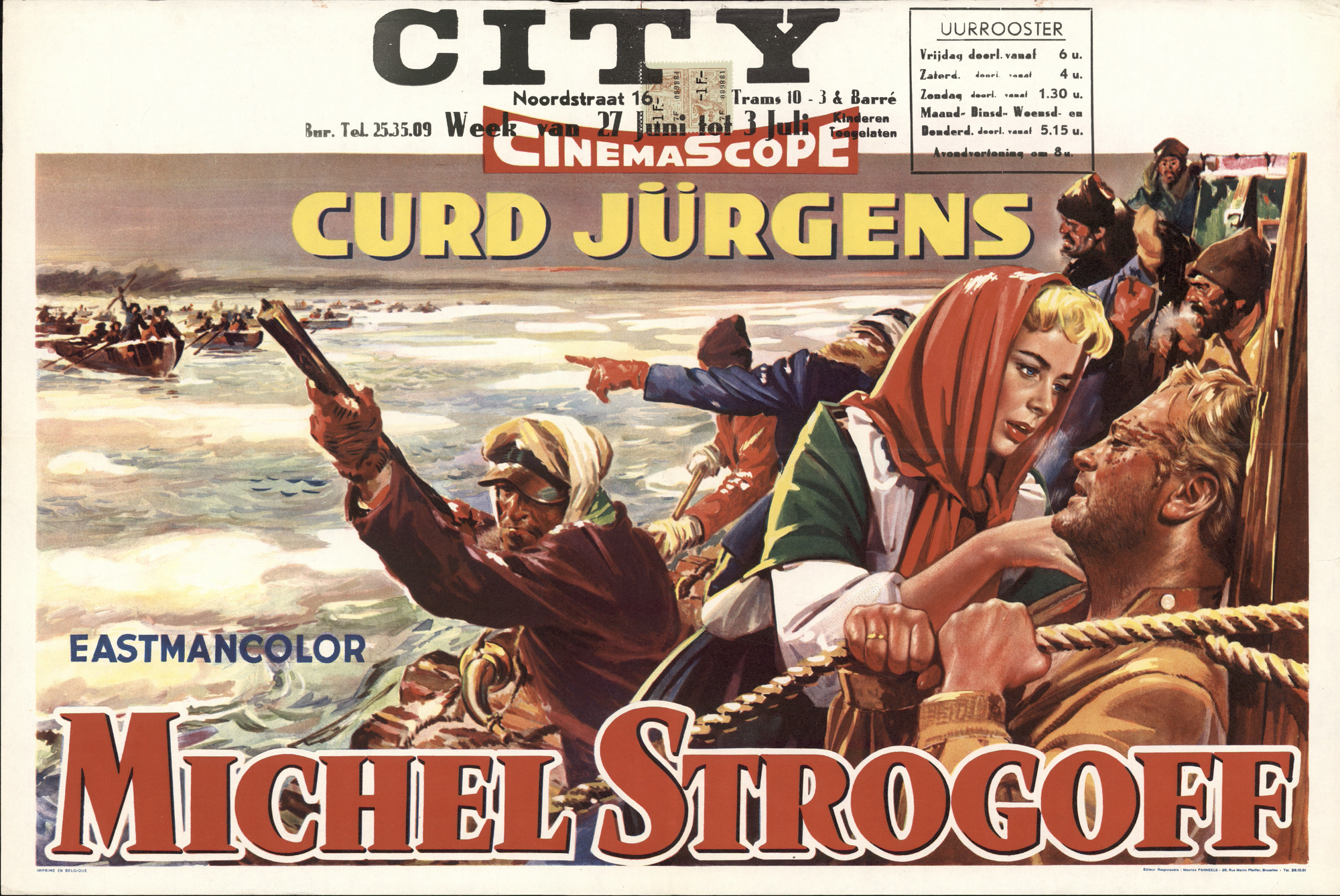Michel Strogoff, City, Gent, 27 juni - 3 juli 1958