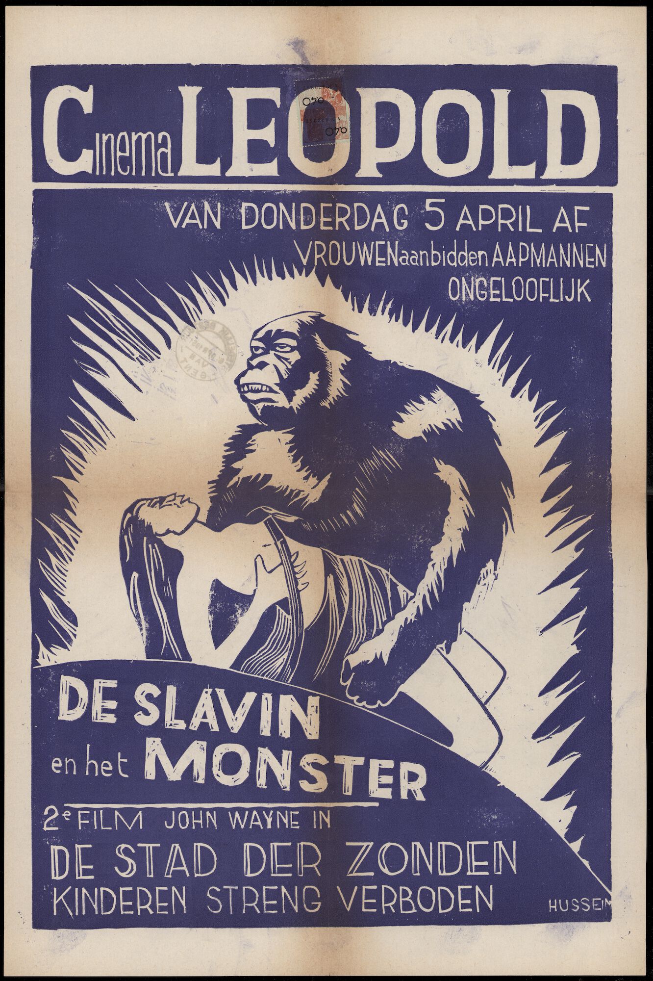 De slavin en het monster (film 1), De stad der zonden (film 2), Leopold, Gent, vanaf 5 april 1951