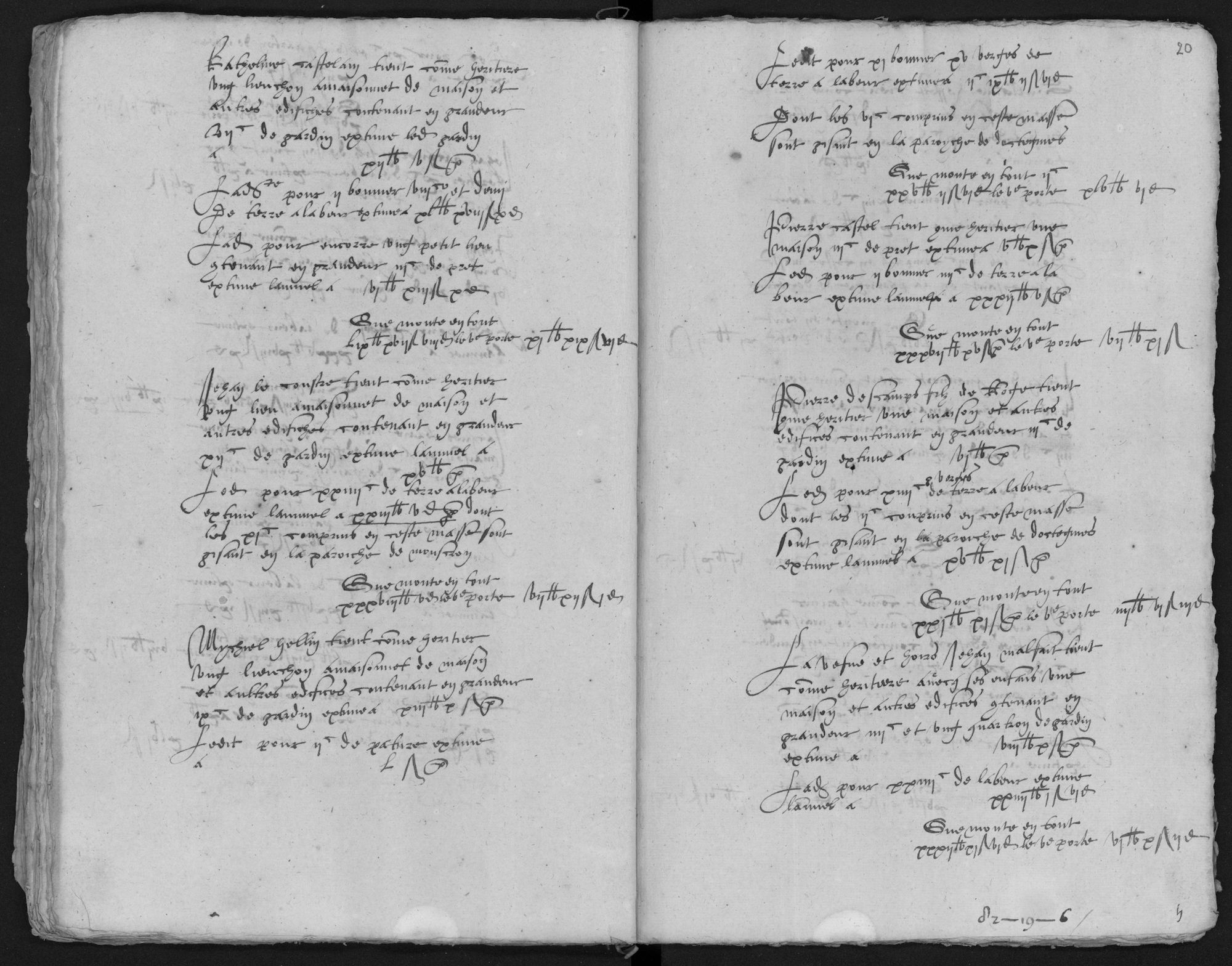 Kohier van de 5de penning in Luingne (Lowingen) (kasselrij van Kortrijk), 1577