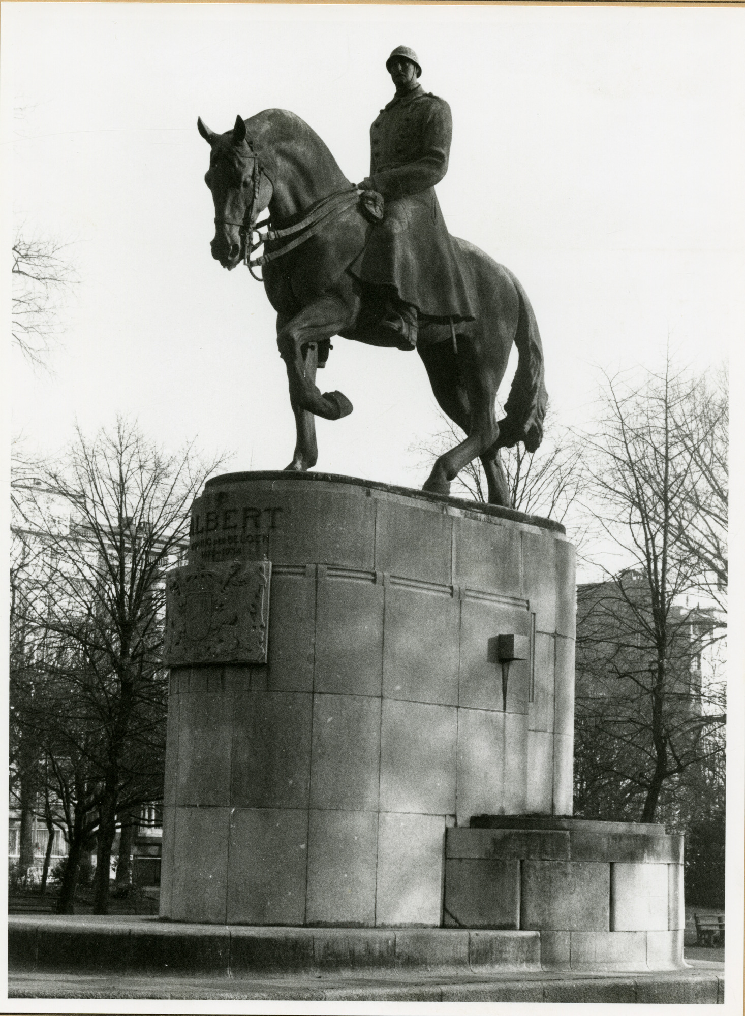 Gent: Koning Albertpark: Standbeeld