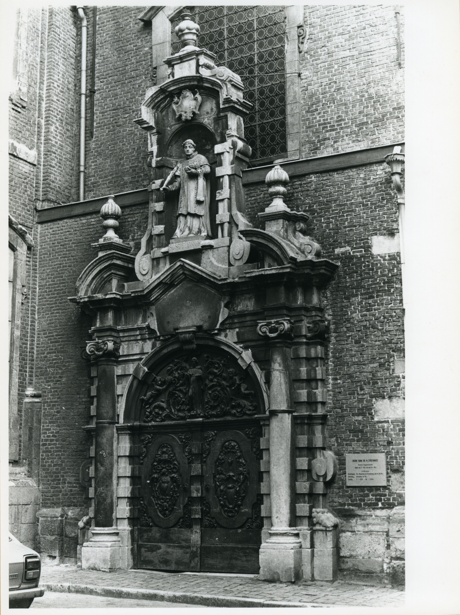 Gent: Sint Margietstraat: Deur