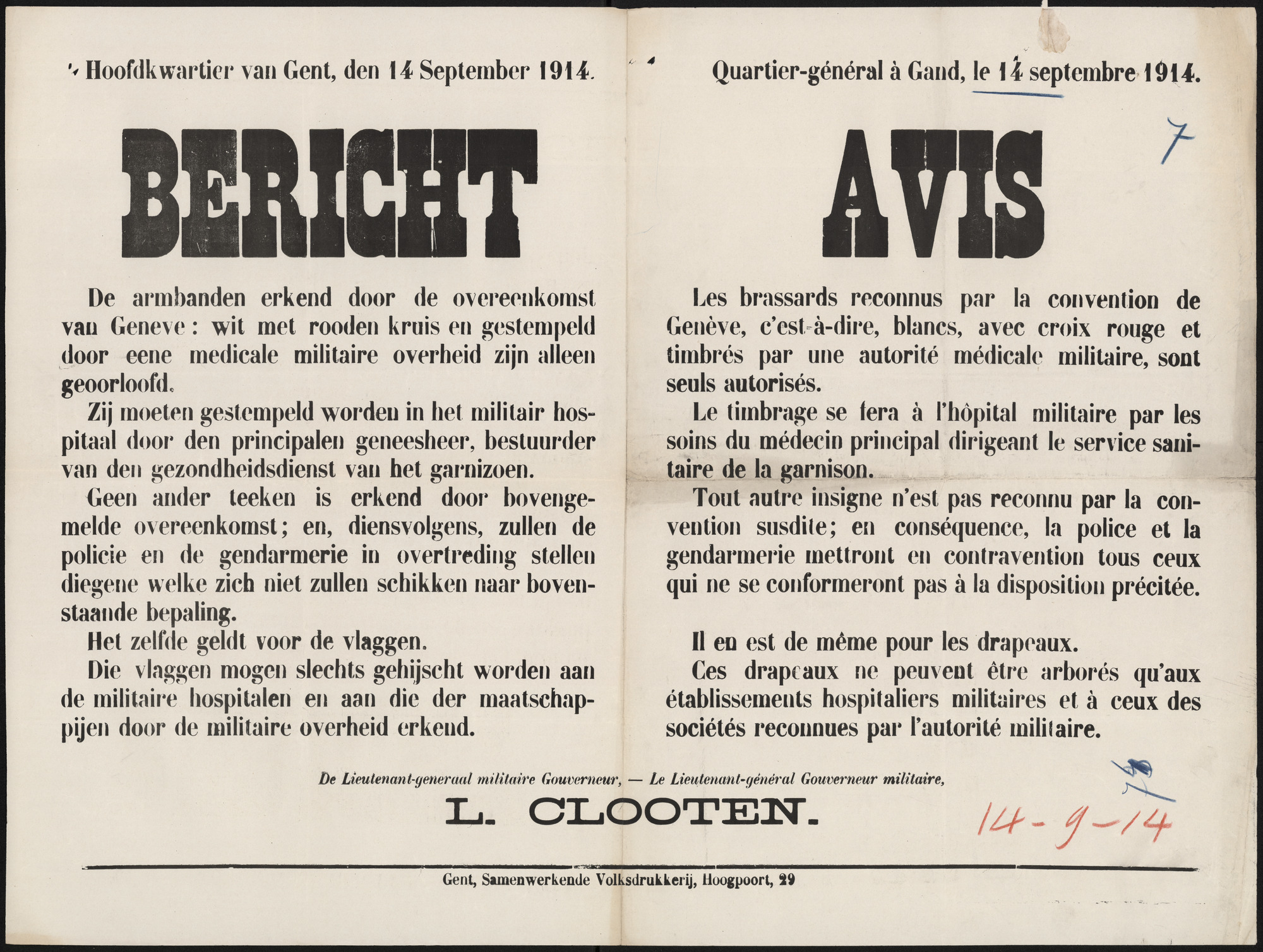 Bericht | Avis.