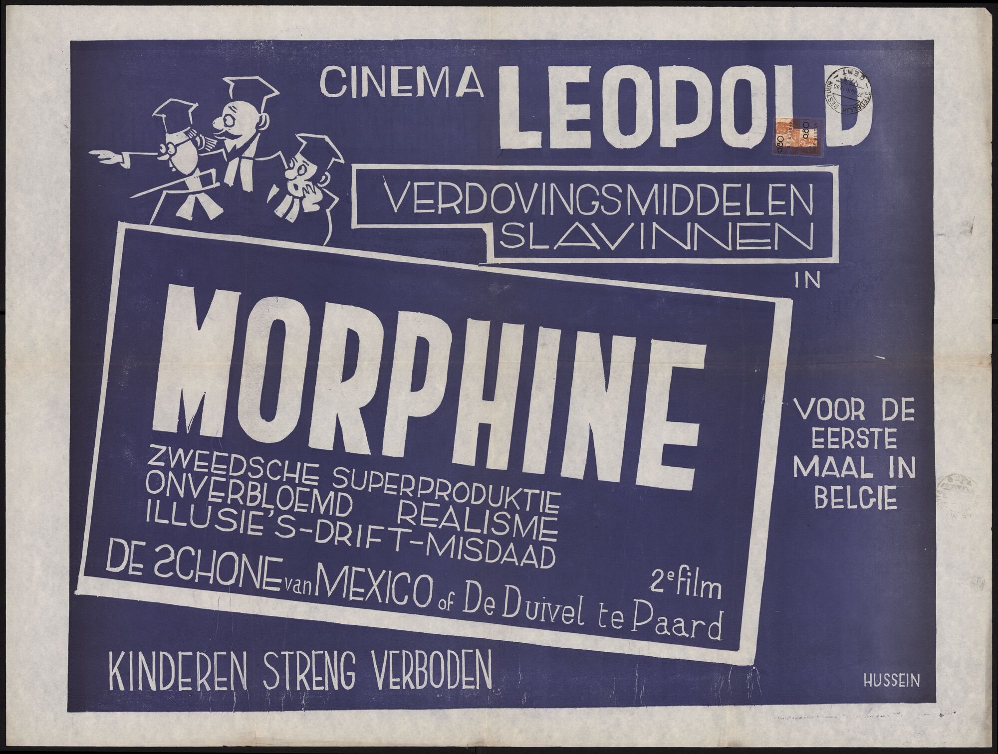 Morphine (fim 1), De schone van Mexico of De duivel te paard, (film 2), Cinema Leopold, Gent, juni 1950