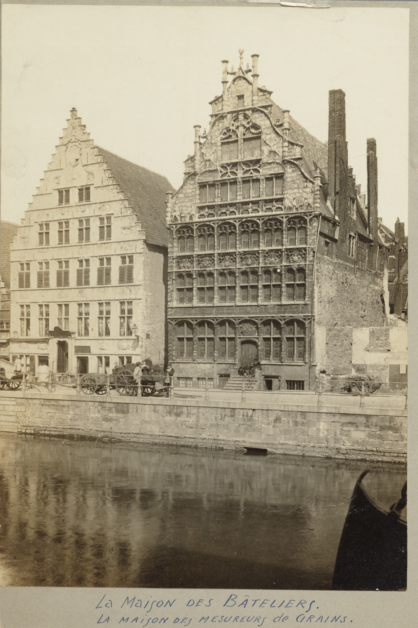 Gent: Korenmetershuis en Schippershuis, Graslei