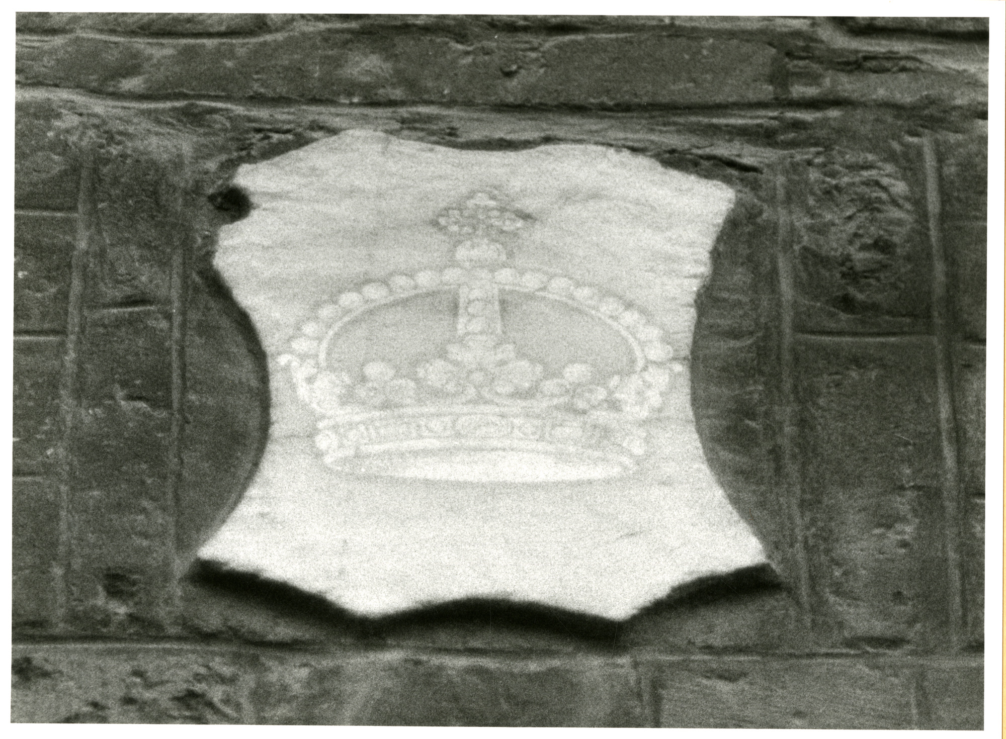 Gent: Hoogpoort: St-Jorishof: Cartouche: wapenschild, 1979