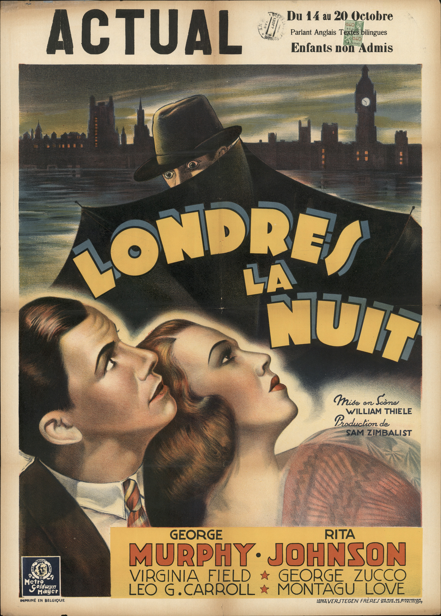 Londres La Nuit, Actual, Gent, 14 - 20 oktober 1948
