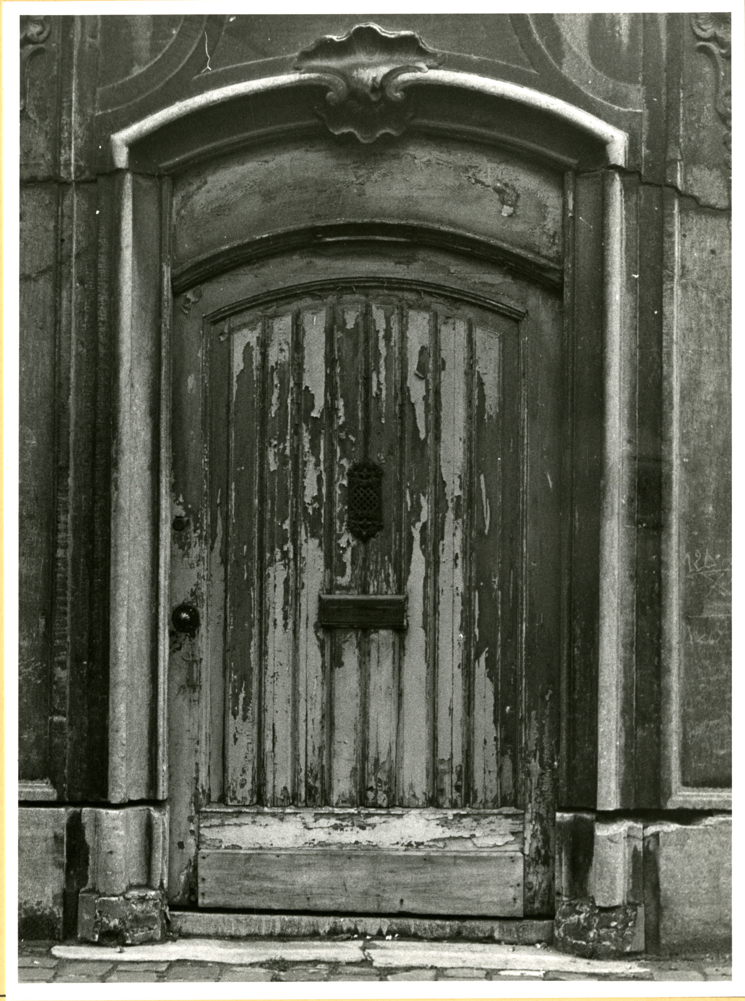 Gent: Gravin Johannastraat: deur, 1979