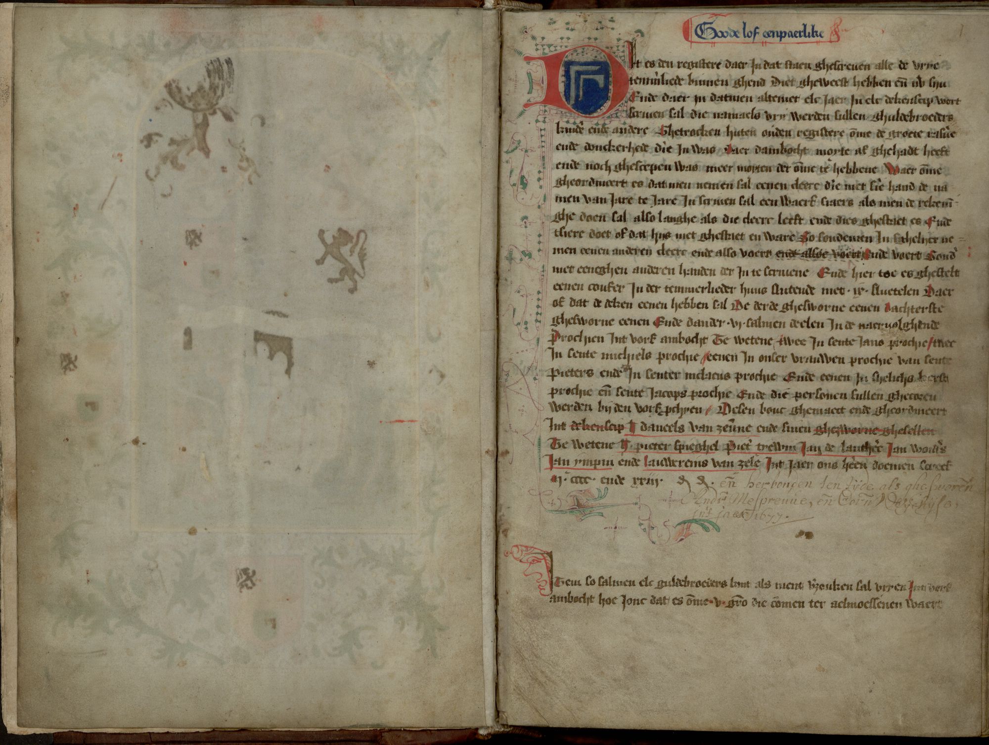 Register van het ambacht van de timmerlieden van Gent, 1423-1793